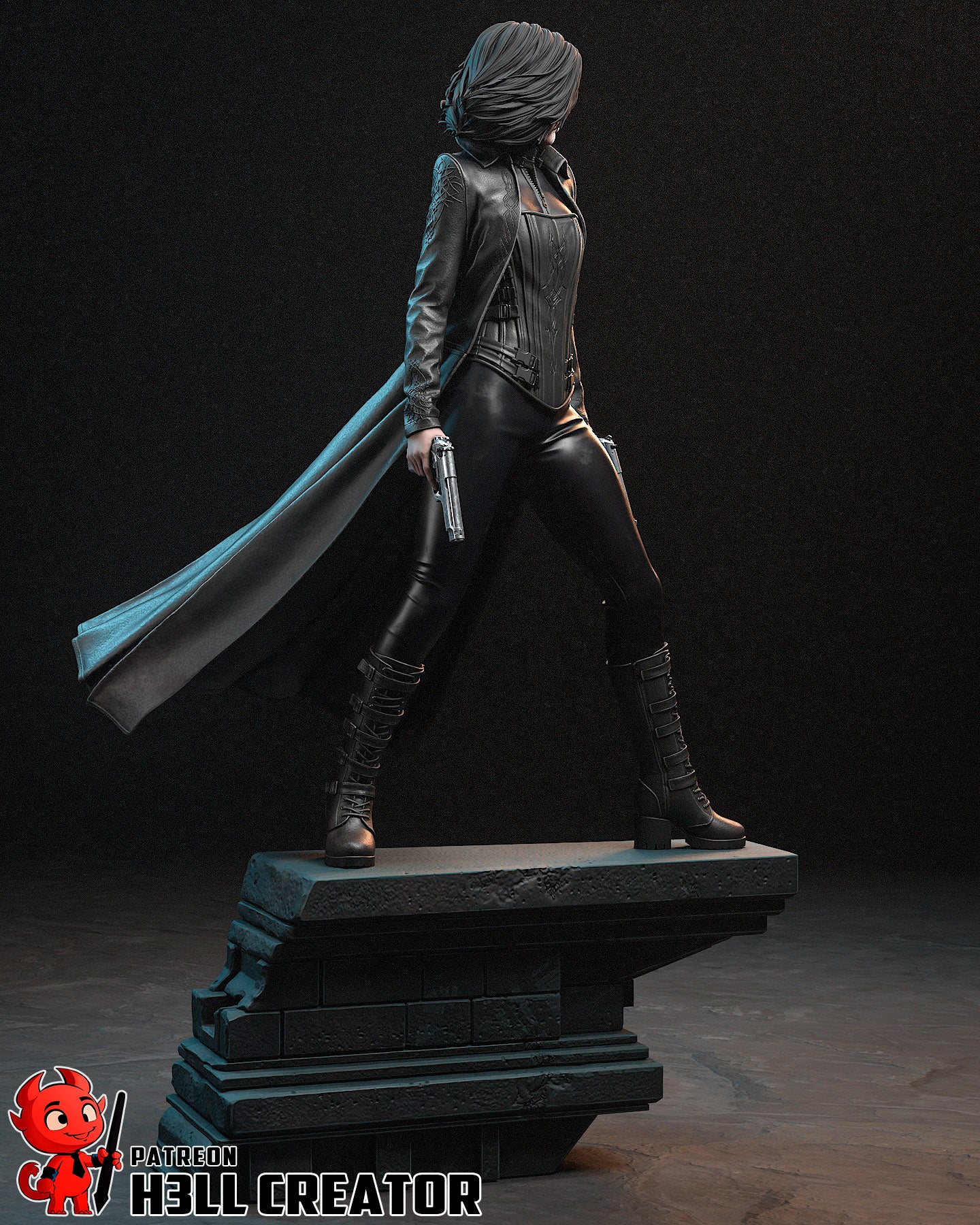 Selene Underworld Resin Fan Art - MTO (Design by H3llcreator)