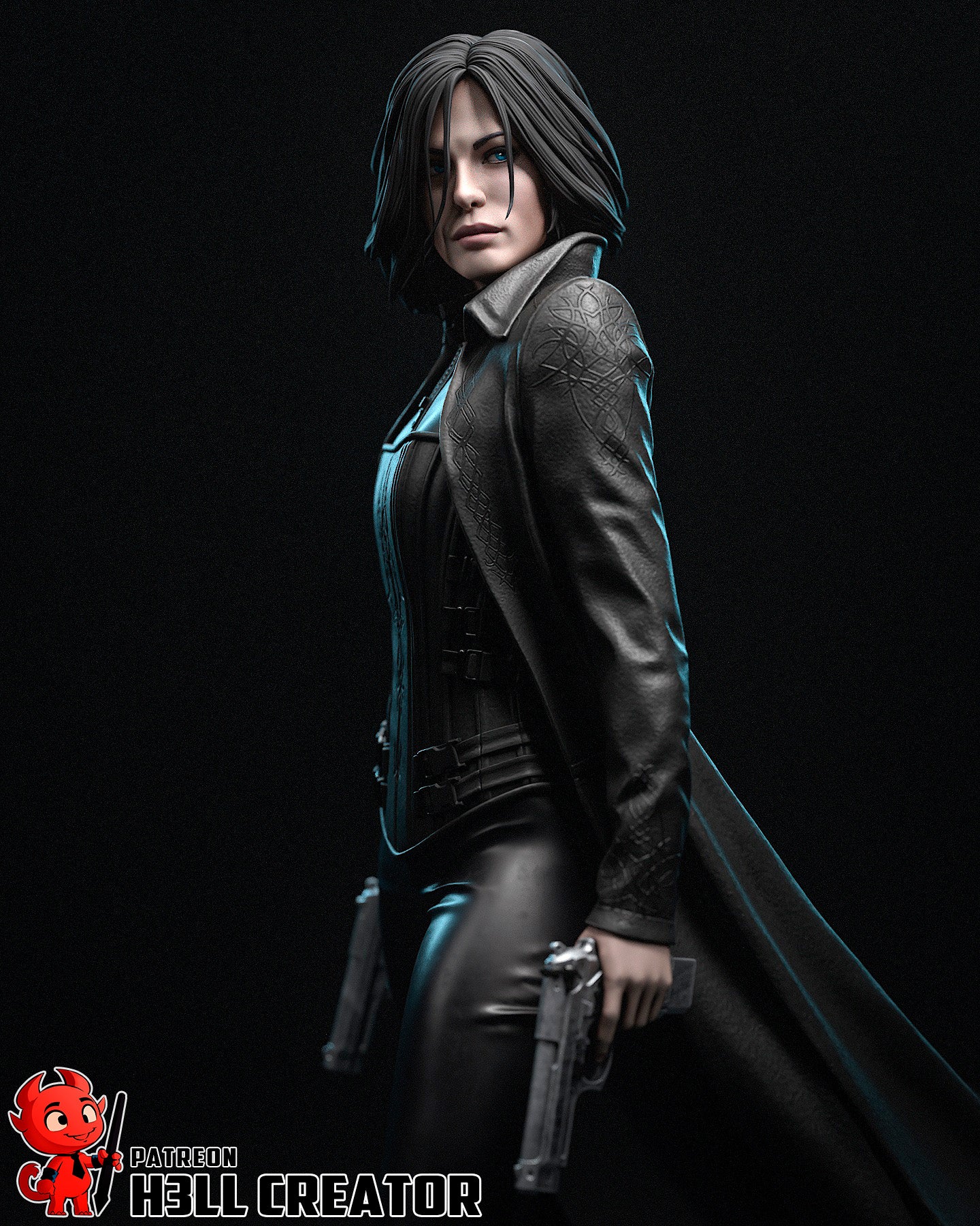 Selene Underworld Resin Fan Art - MTO (Design by H3llcreator)