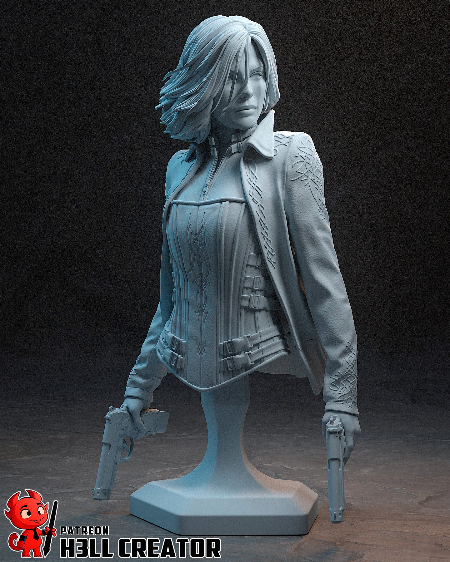 Selene Underworld Resin Fan Art - MTO (Design by H3llcreator)