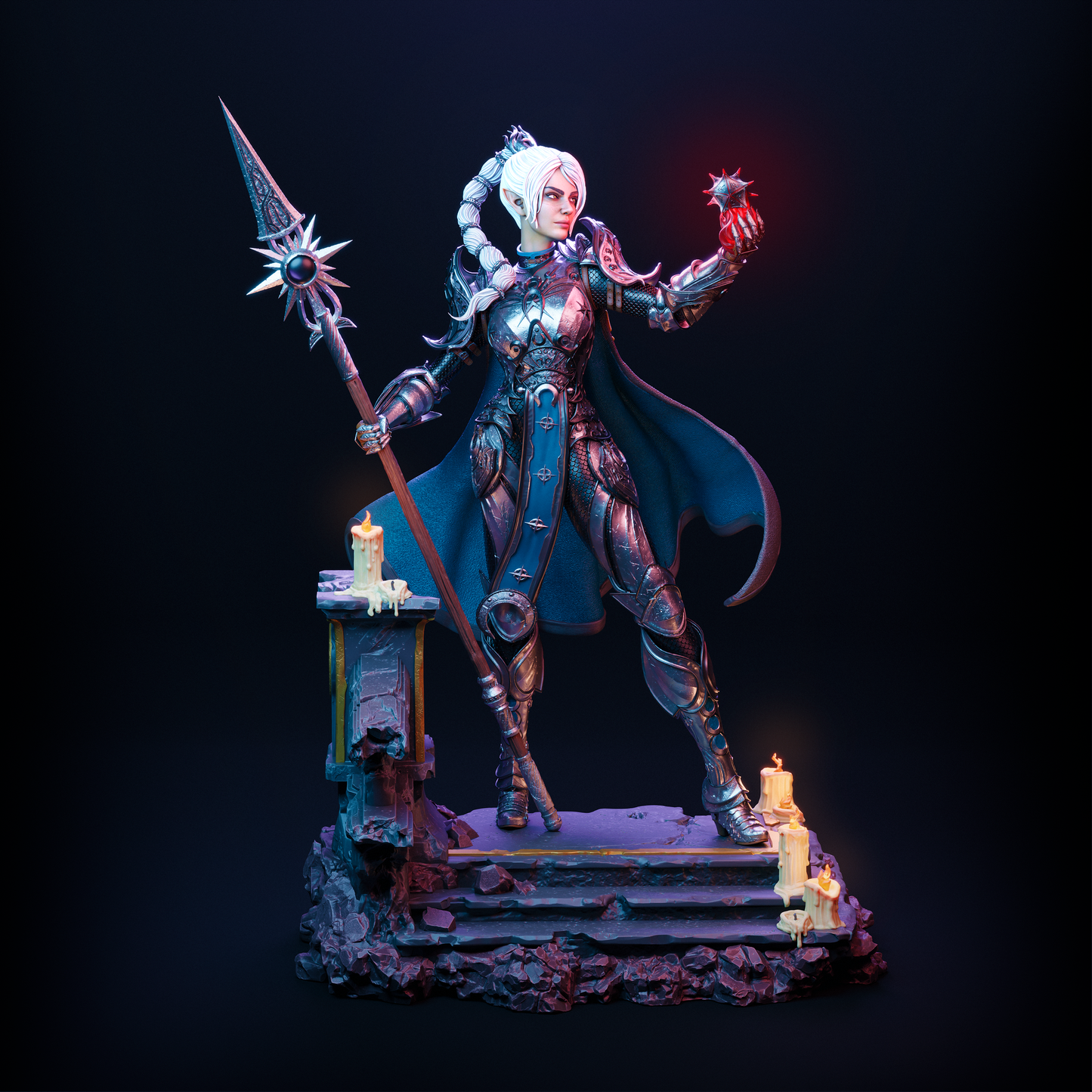 Shadowheart Baldur's Gate 3 Resin Art - MTO (Design by CA3D)