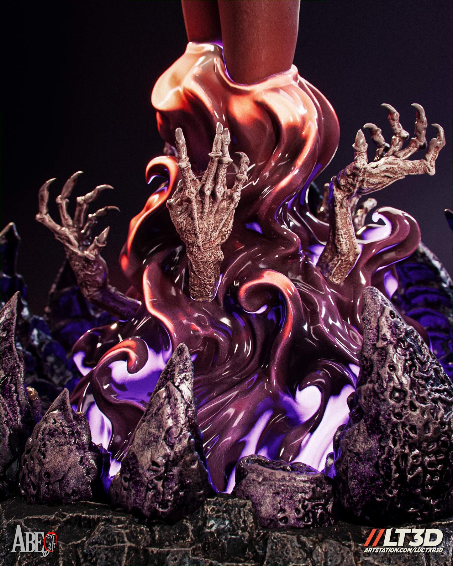 Shael'ness Resin Fan Art MTO (Design by Abe3D)