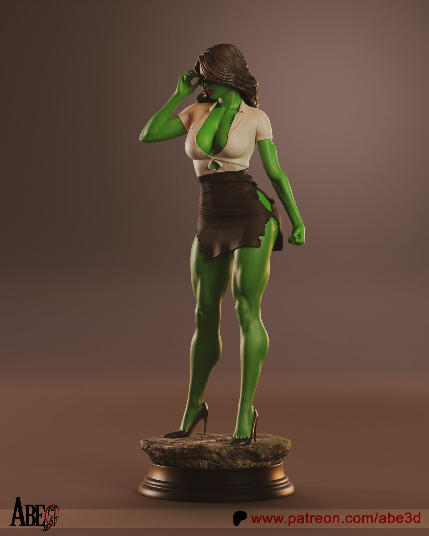 She-Hulk Resin Fan Art - MTO (Design by Abe3D)