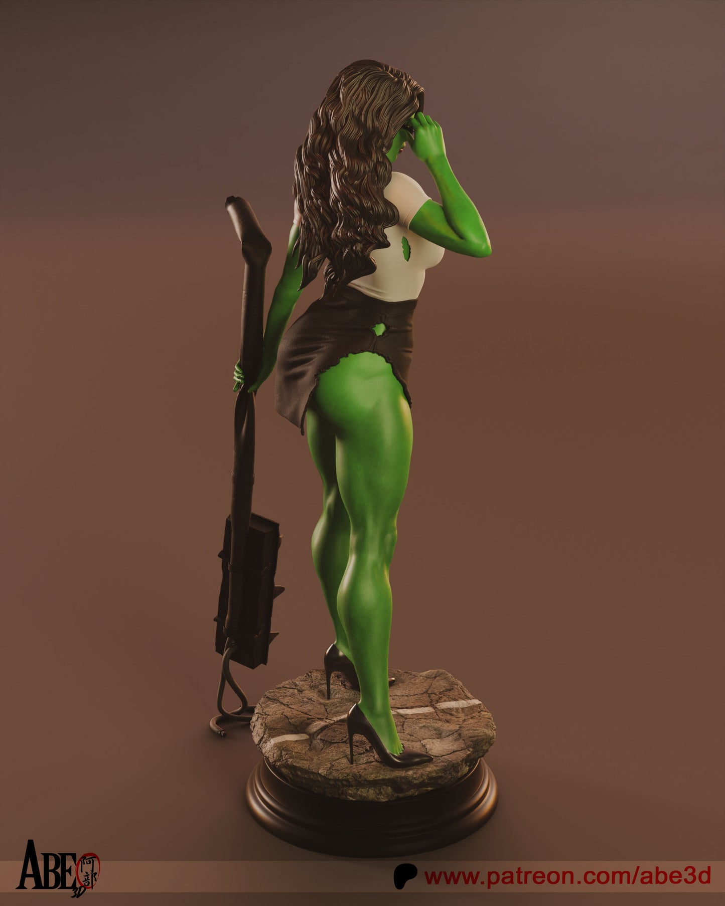 She-Hulk Resin Fan Art - MTO (Design by Abe3D)