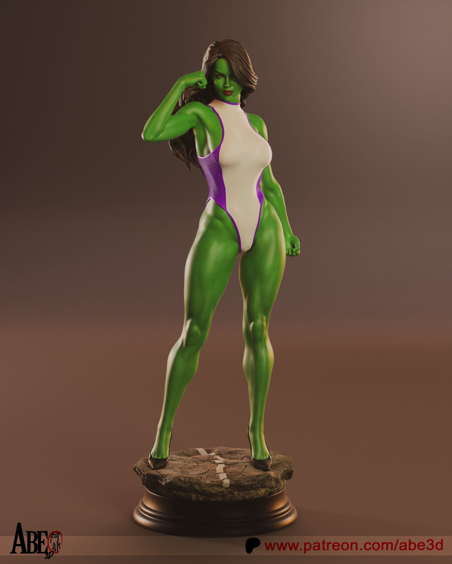 She-Hulk Resin Fan Art - MTO (Design by Abe3D)