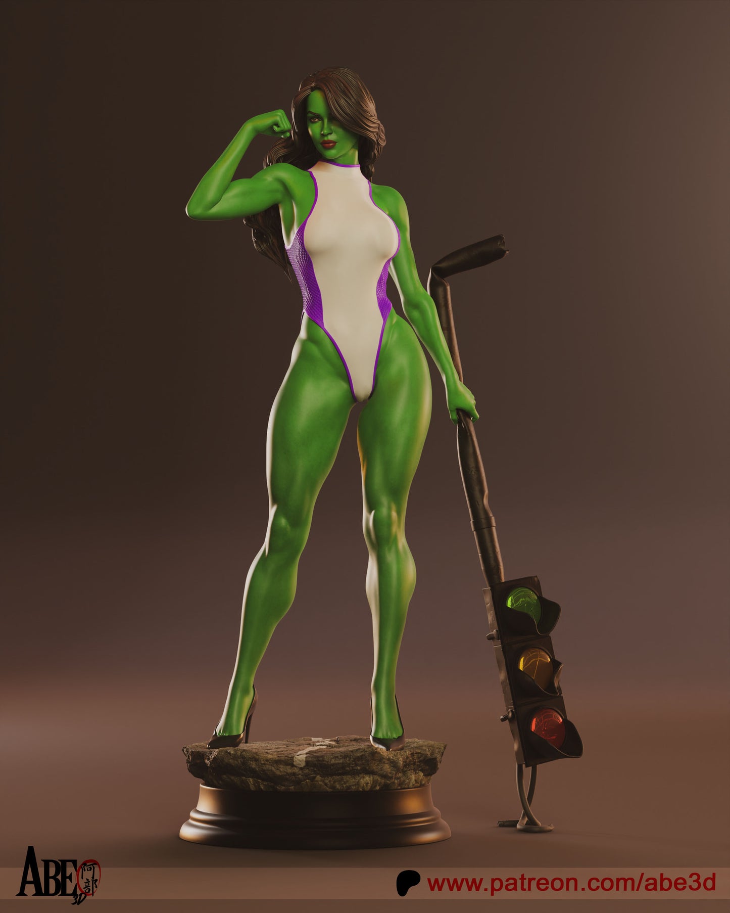 She-Hulk Resin Fan Art - MTO (Design by Abe3D)