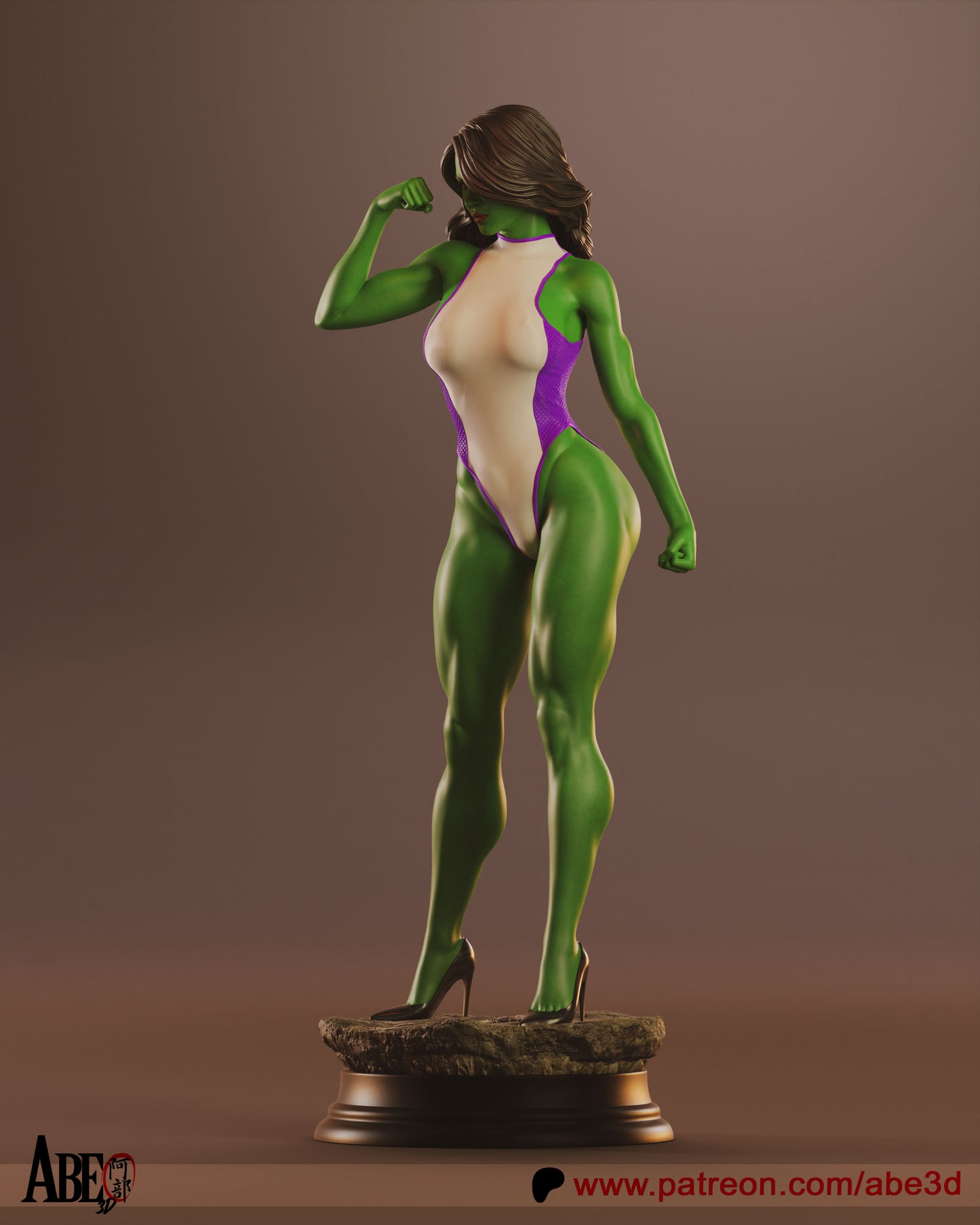 She-Hulk Resin Fan Art - MTO (Design by Abe3D)