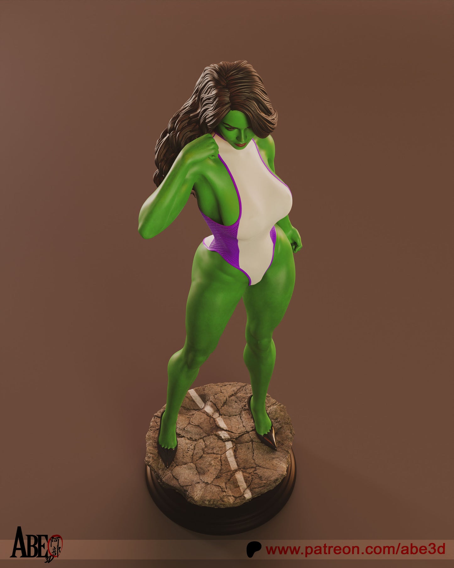 She-Hulk Resin Fan Art - MTO (Design by Abe3D)