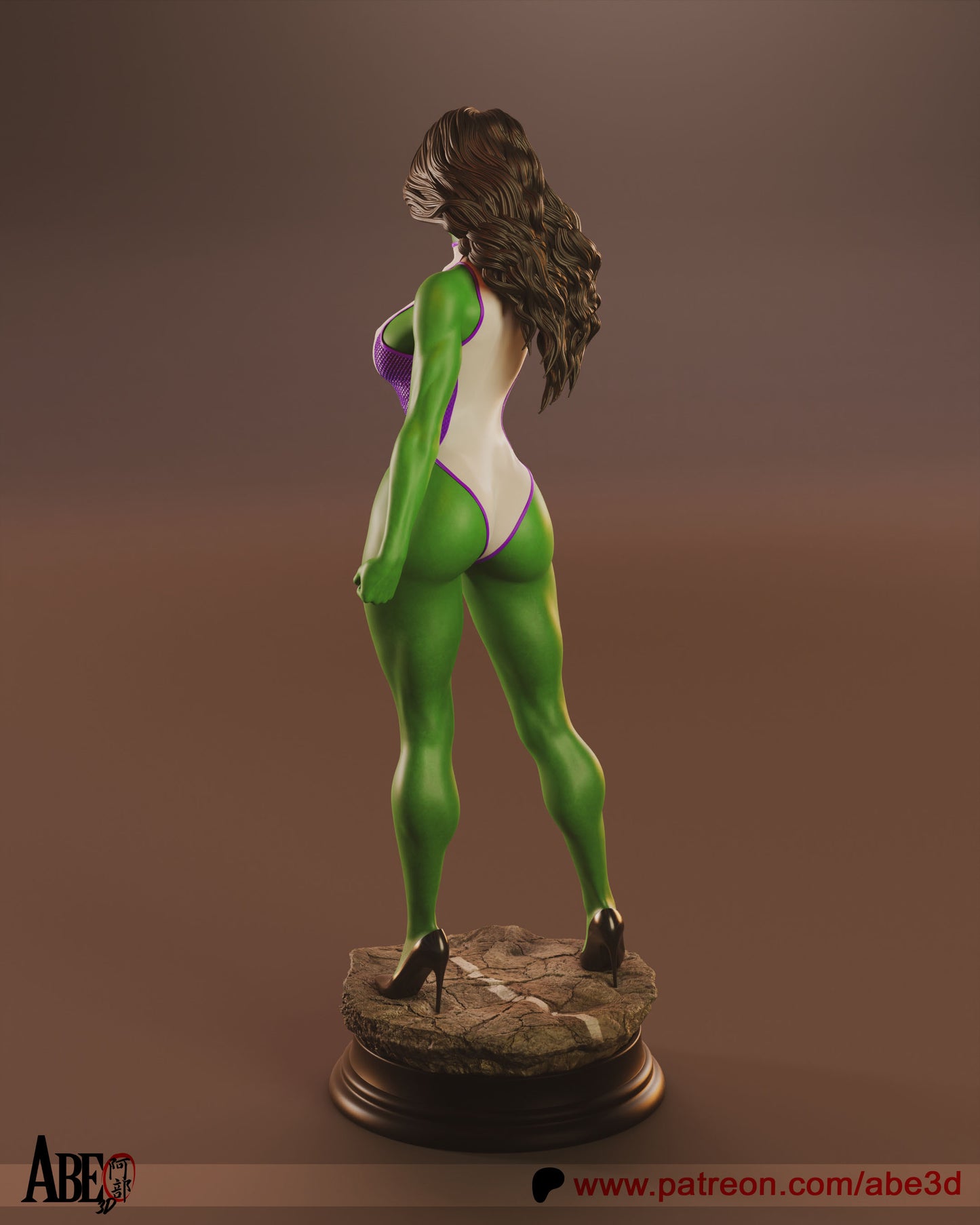 She-Hulk Resin Fan Art - MTO (Design by Abe3D)