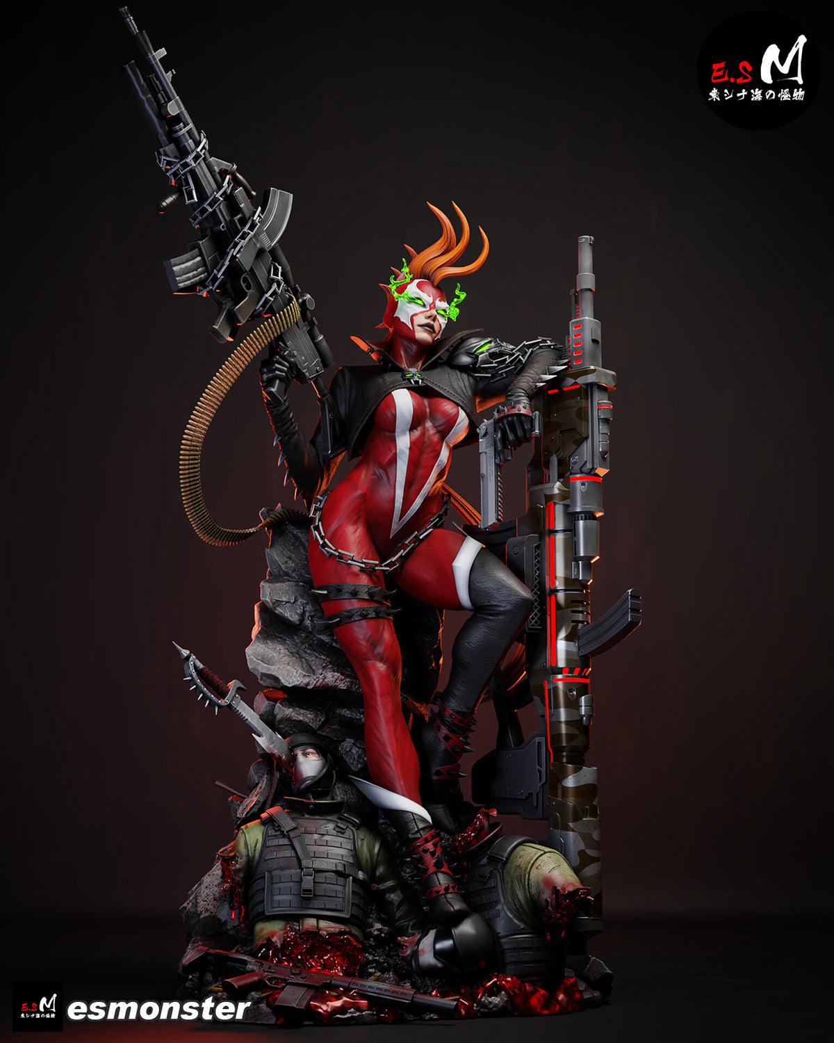 She Spawn Resin Art (East Sea Monster Version)