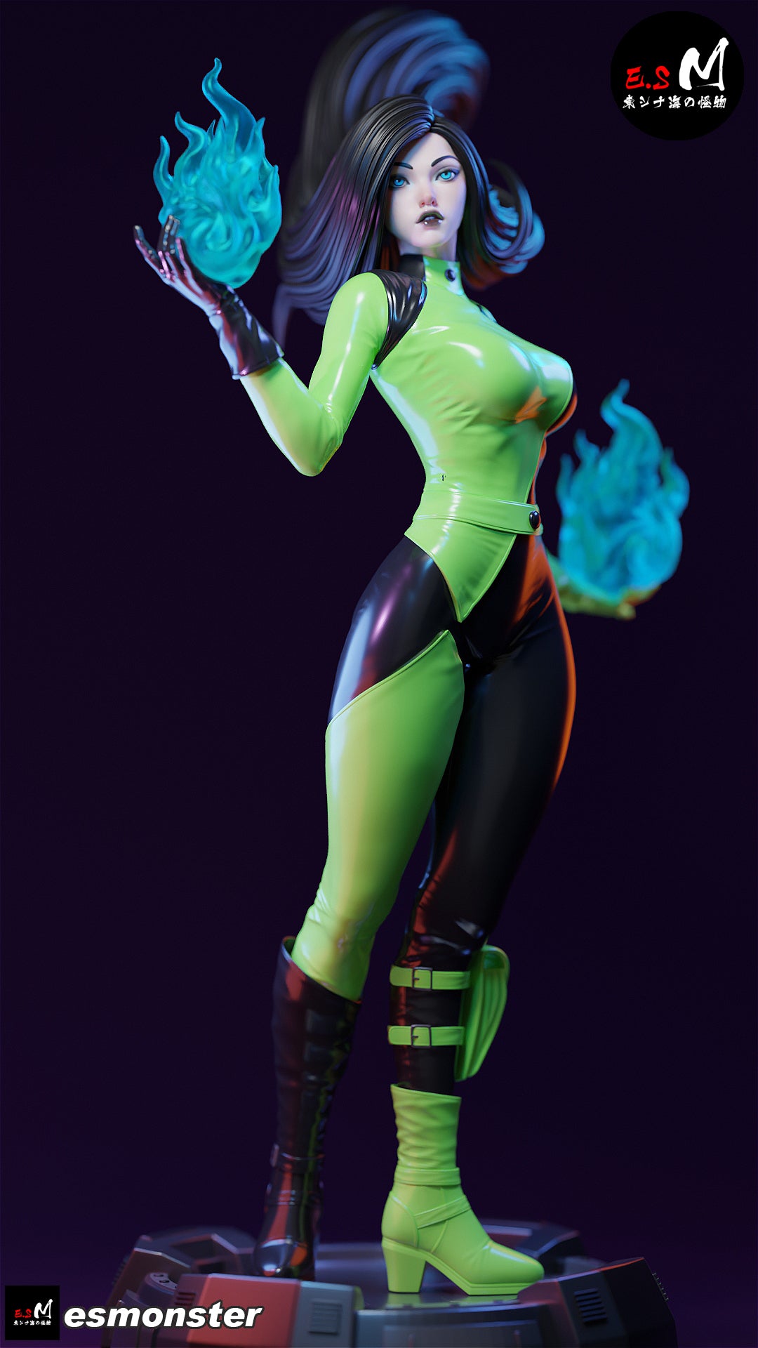 Shego Resin Art (East Sea Monster Version)
