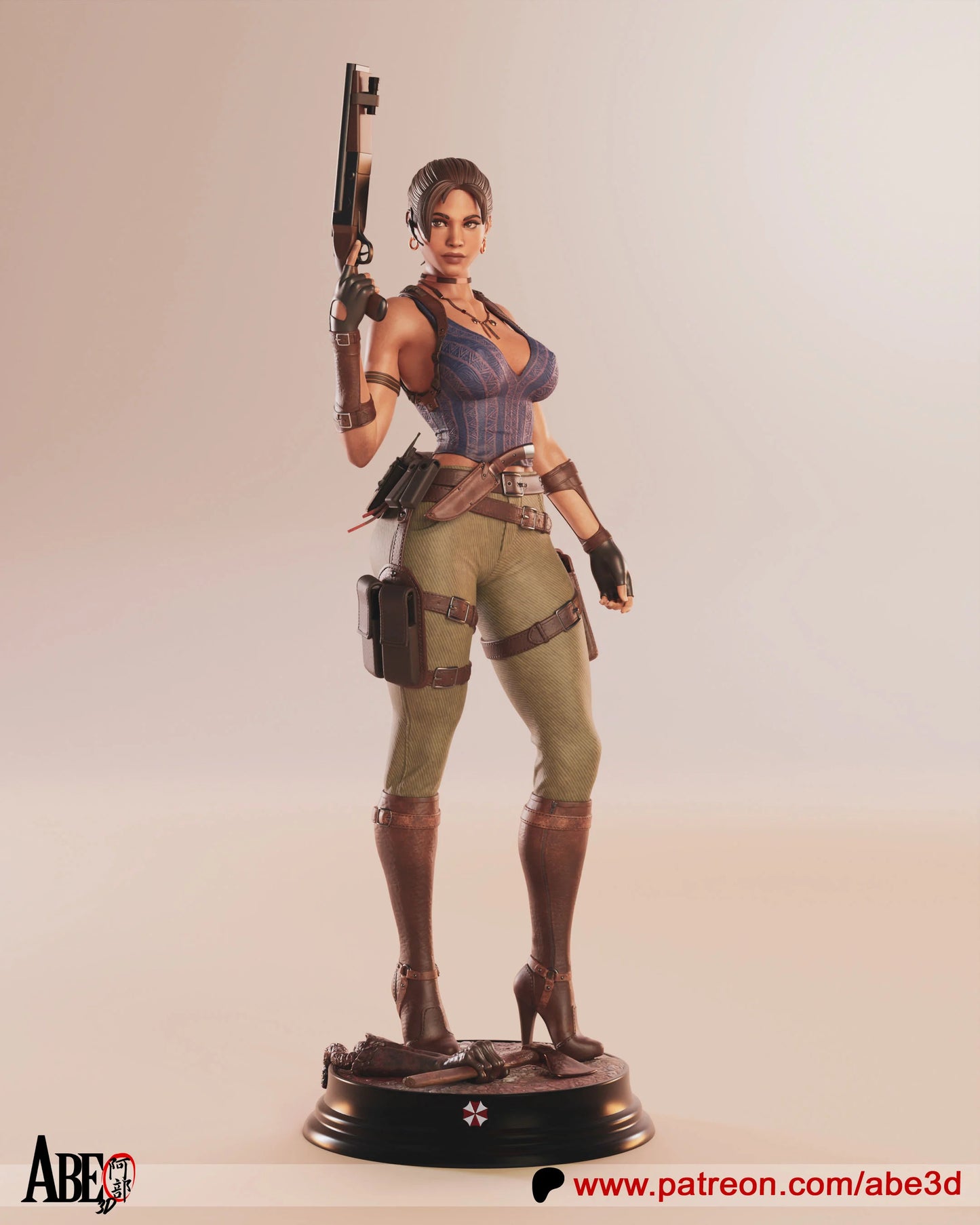 Sheva Alomar Resin Fan Art (Design by Abe3D)