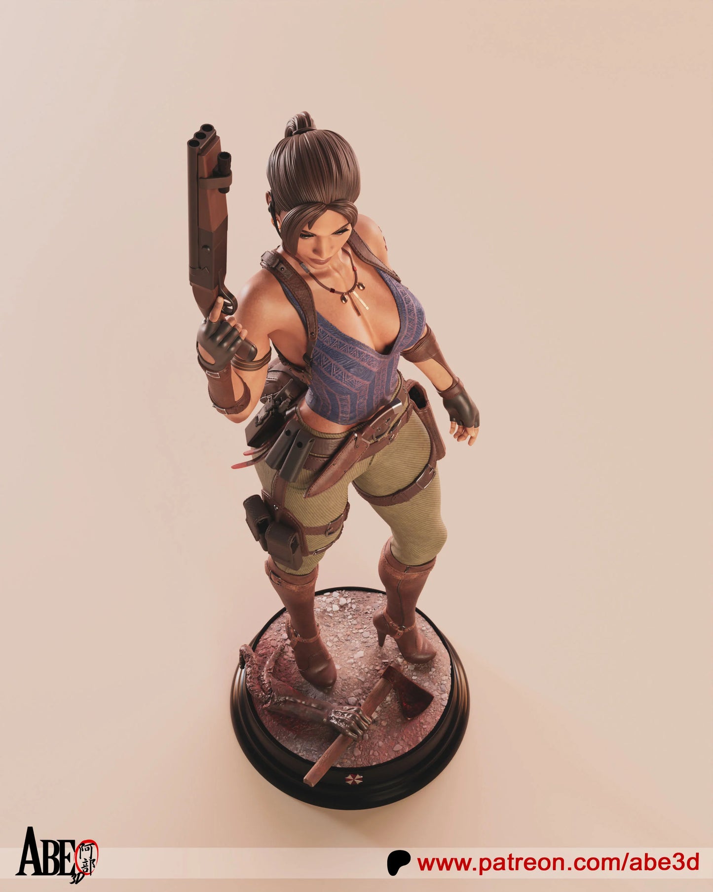 Sheva Alomar Resin Fan Art (Design by Abe3D)