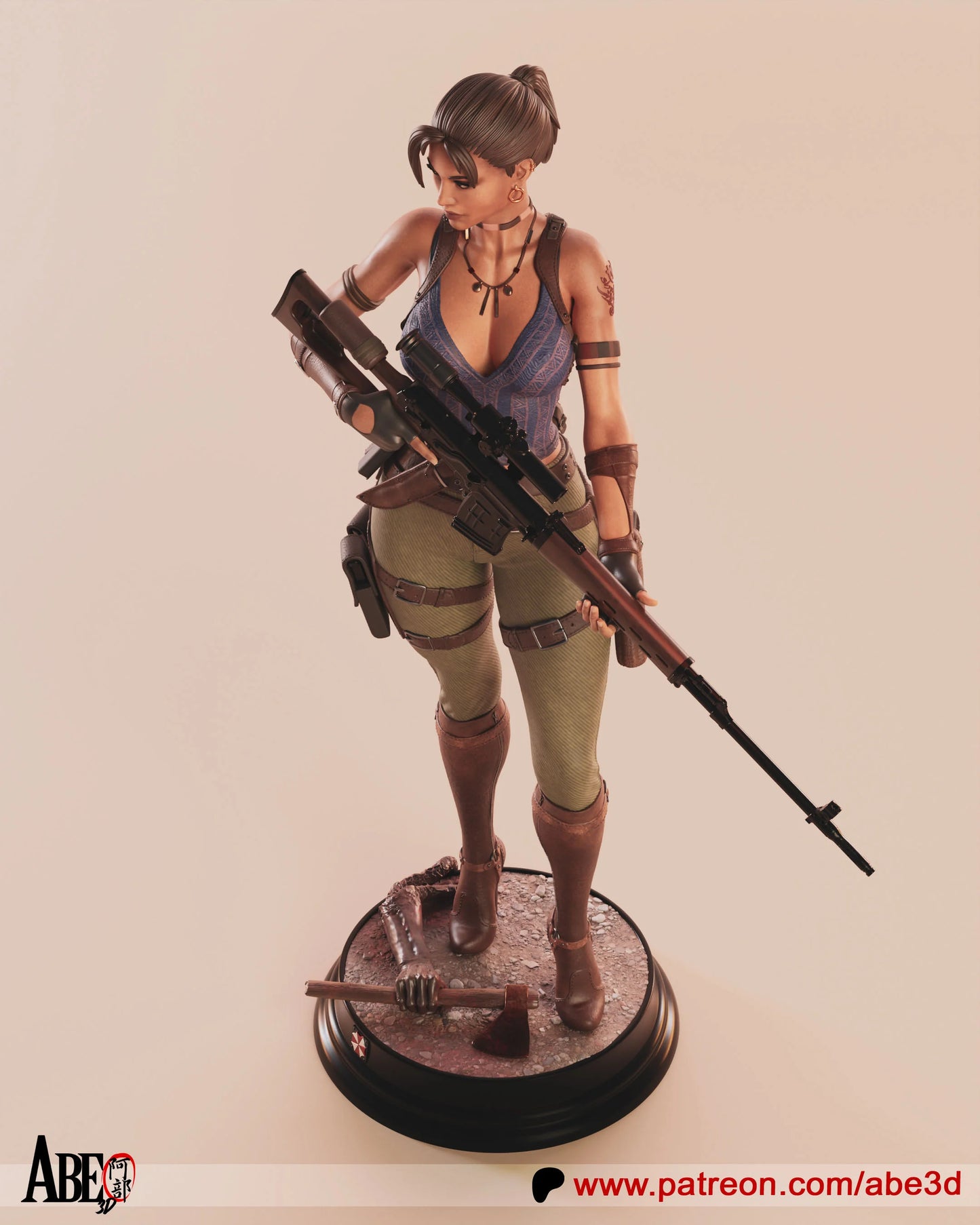 Sheva Alomar Resin Fan Art (Design by Abe3D)