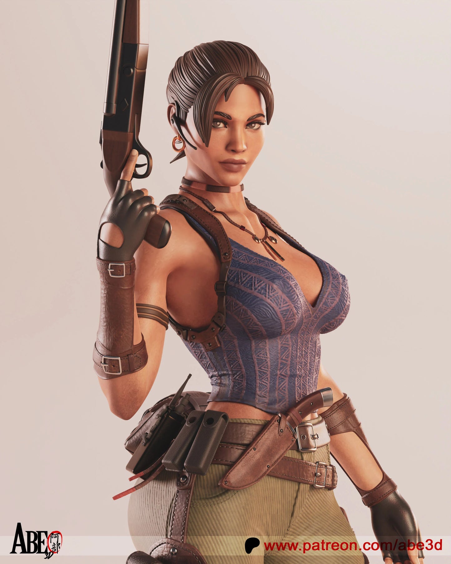 Sheva Alomar Resin Fan Art (Design by Abe3D)