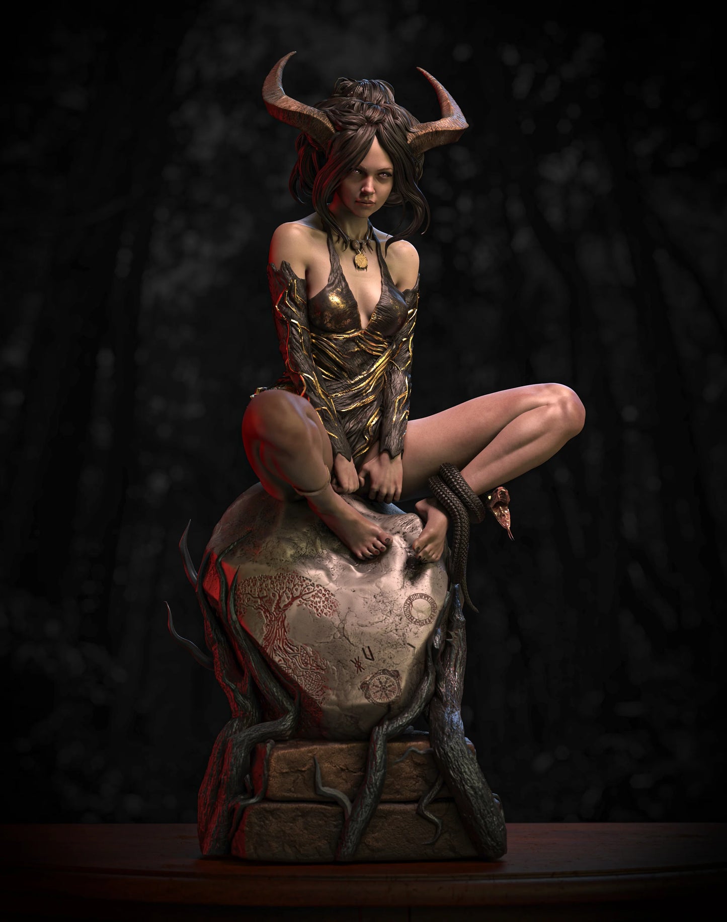 Sorana the Eldritch Resin Art (Designed by VXLabs)