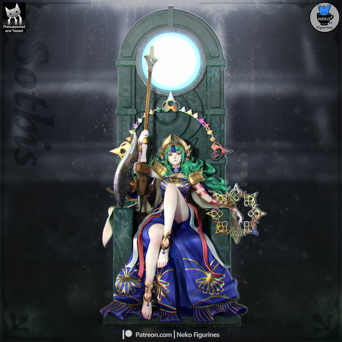 Sothis Fire Emblem Resin Art (Neko Version)