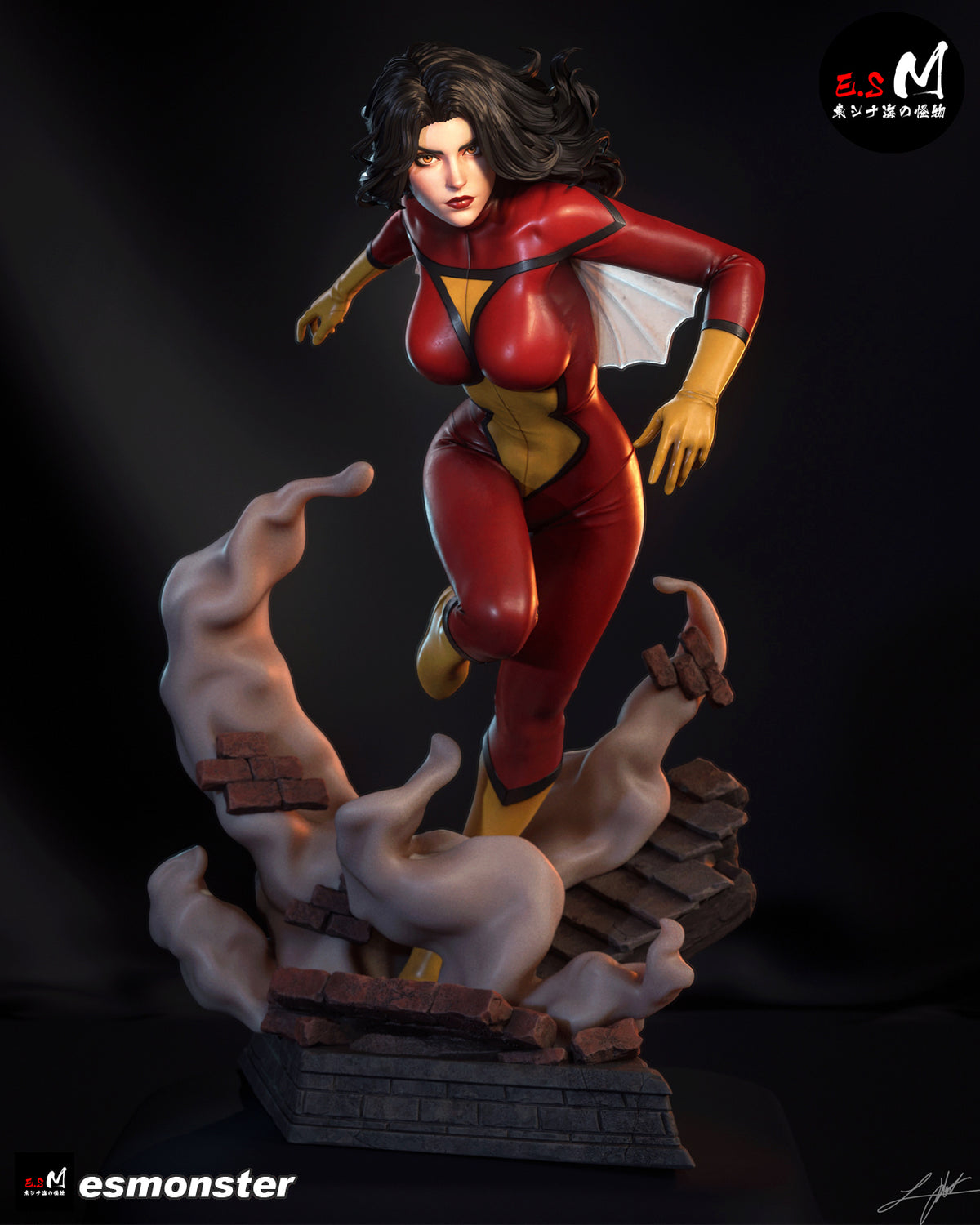 Spider Woman Resin Art (East Sea Monster Version)