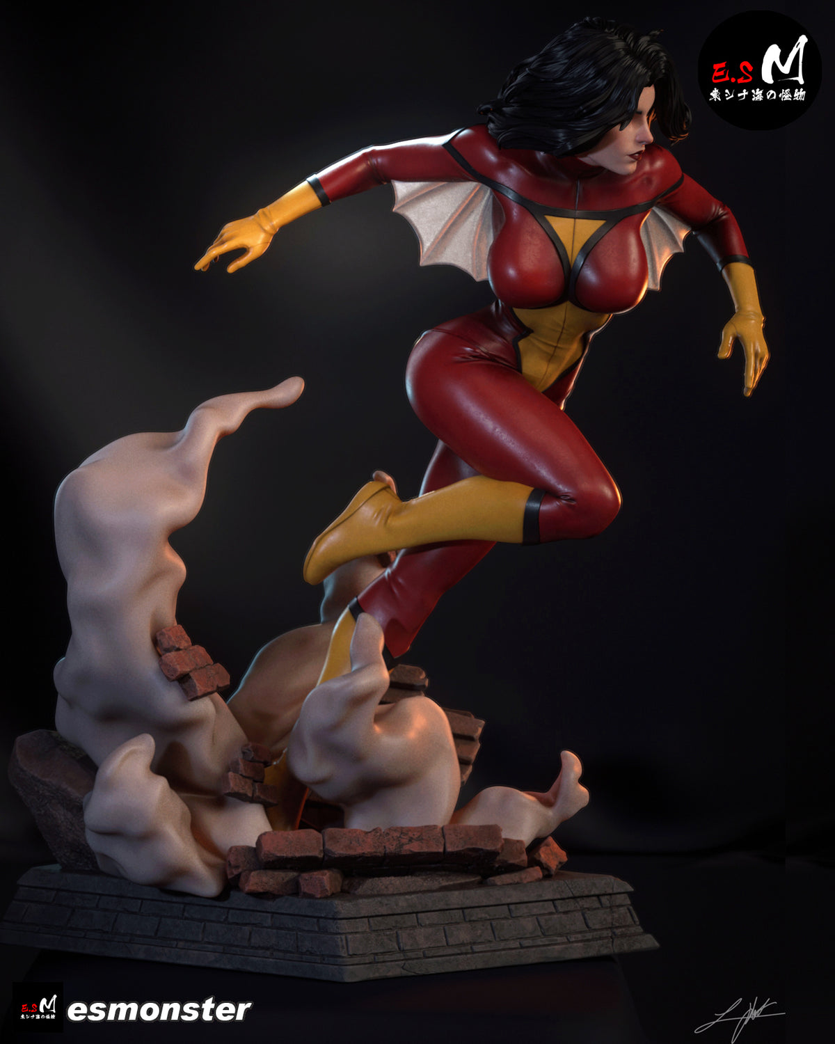 Spider Woman Resin Art (East Sea Monster Version)