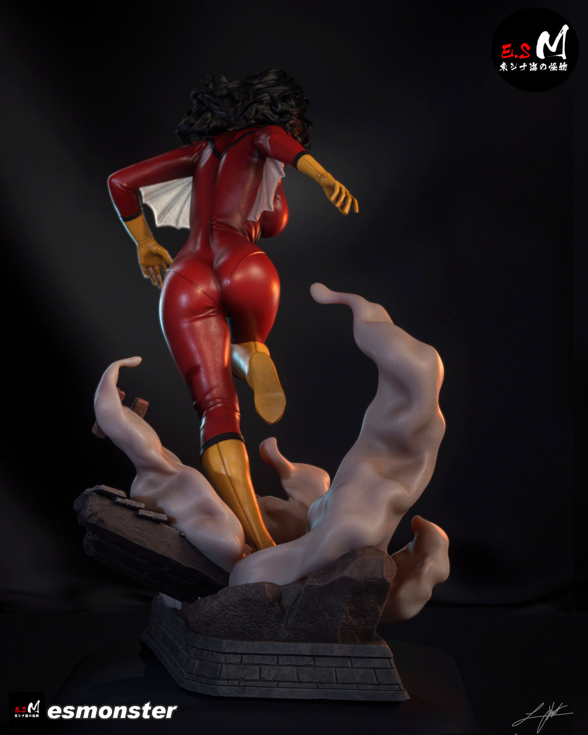 Spider Woman Resin Art (East Sea Monster Version)
