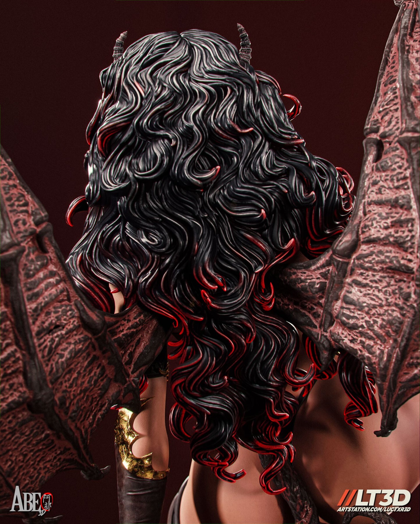 Xyrath Succubus Resin Fan Art (Design by Abe3D)