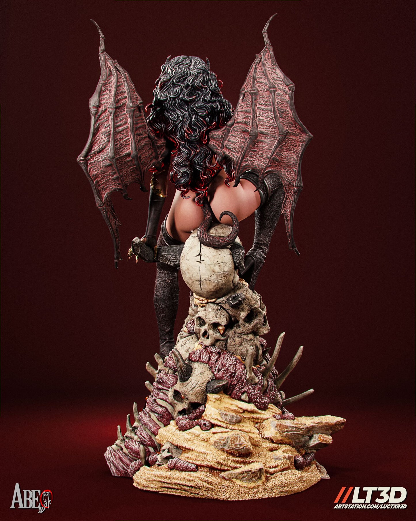 Xyrath Succubus Resin Fan Art (Design by Abe3D)