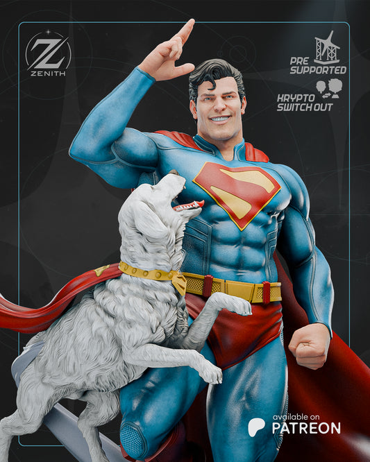 Superman Resin Fan Art MTO (Design by Zenith)