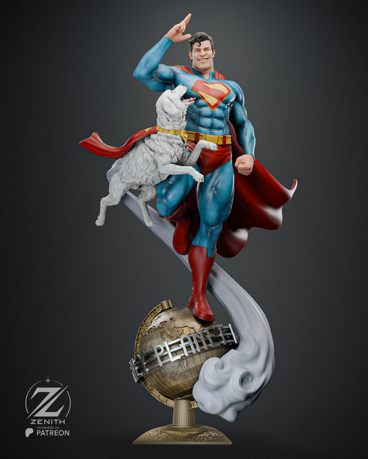Superman Resin Fan Art MTO (Design by Zenith)