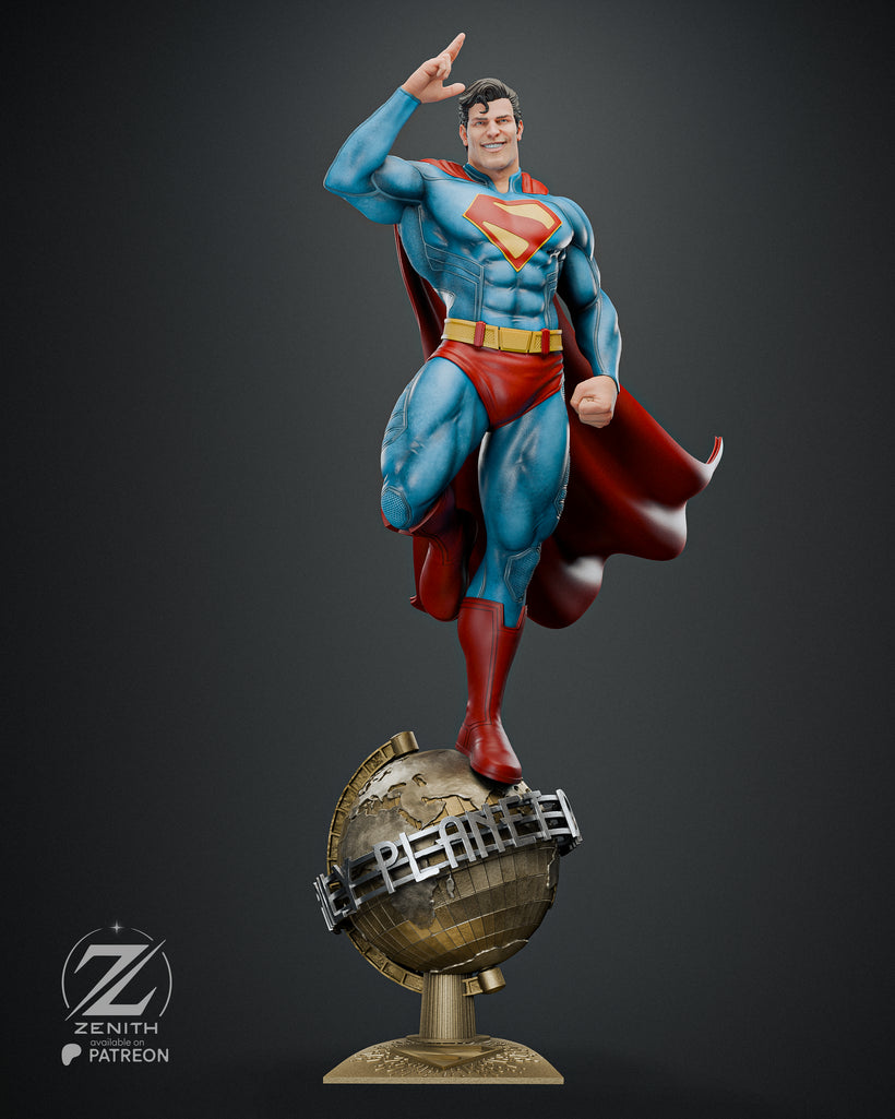 Superman Resin Fan Art MTO (Design by Zenith)