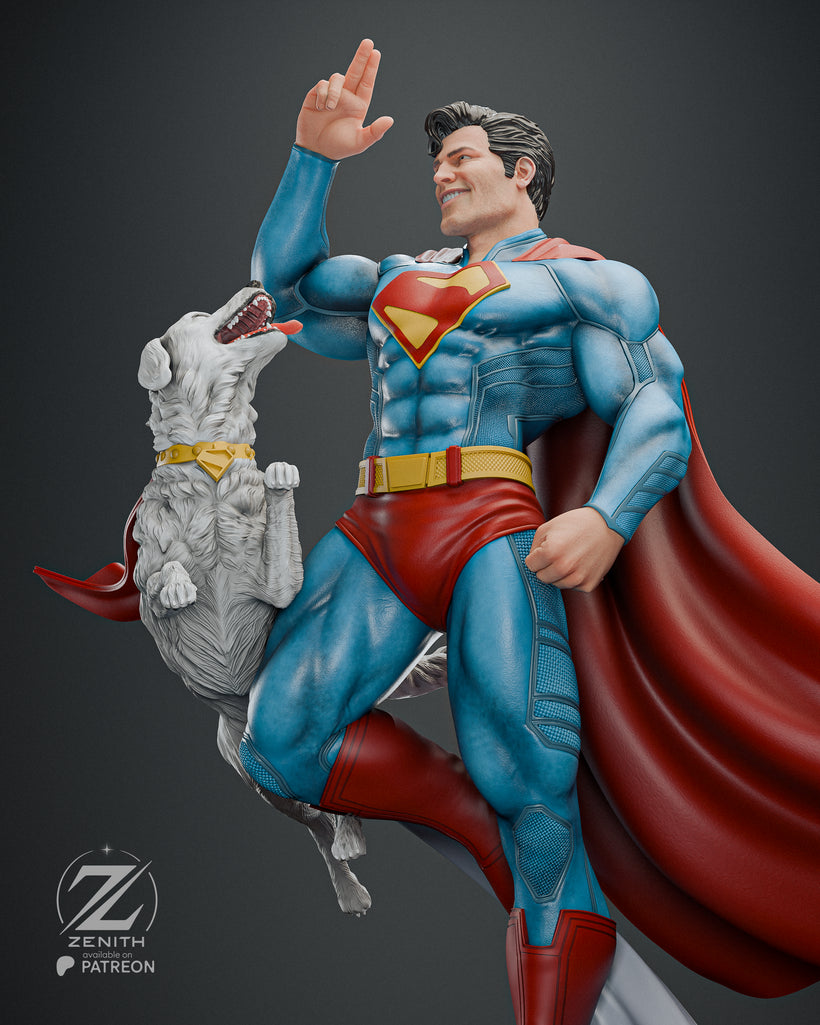 Superman Resin Fan Art MTO (Design by Zenith)