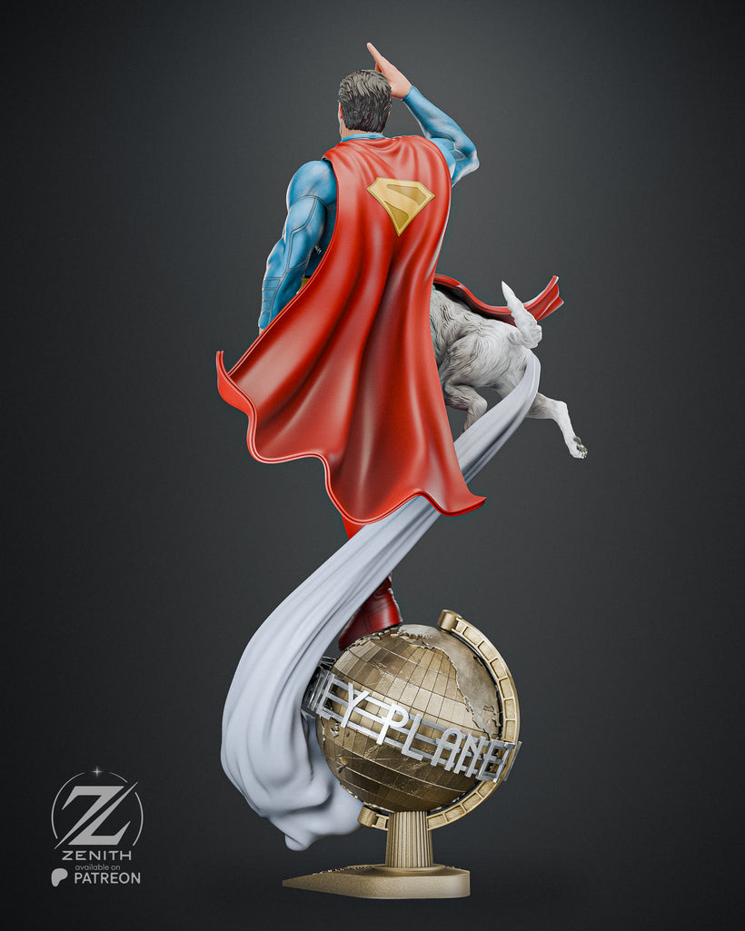 Superman Resin Fan Art MTO (Design by Zenith)