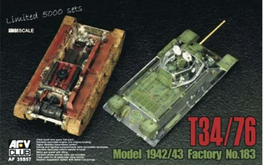 AFV Club - Limited Edition T34/76 w/ Interior - 1/35 (AF35S57)