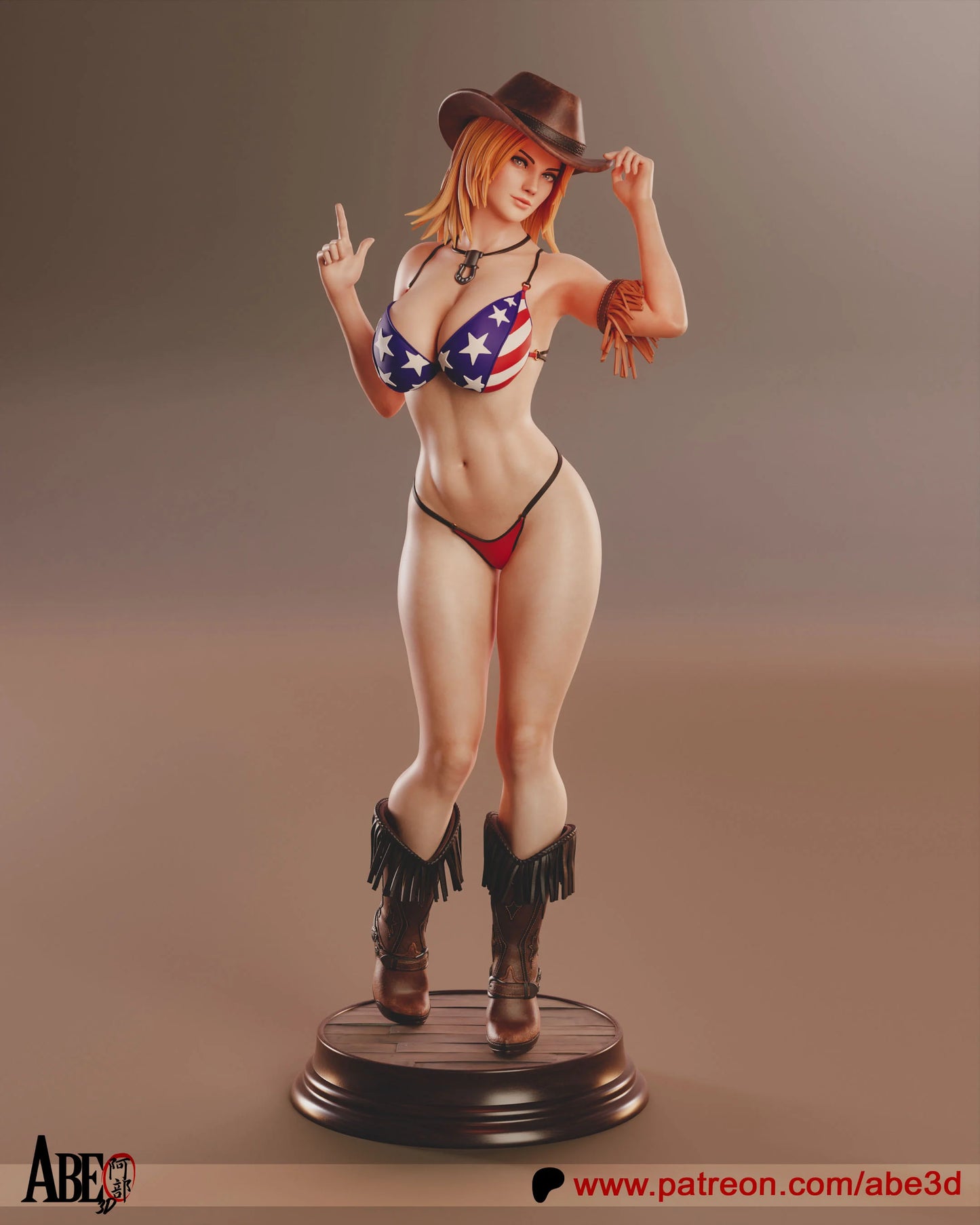 Tina Armstrong Resin Fan Art - MTO (Abe3D)