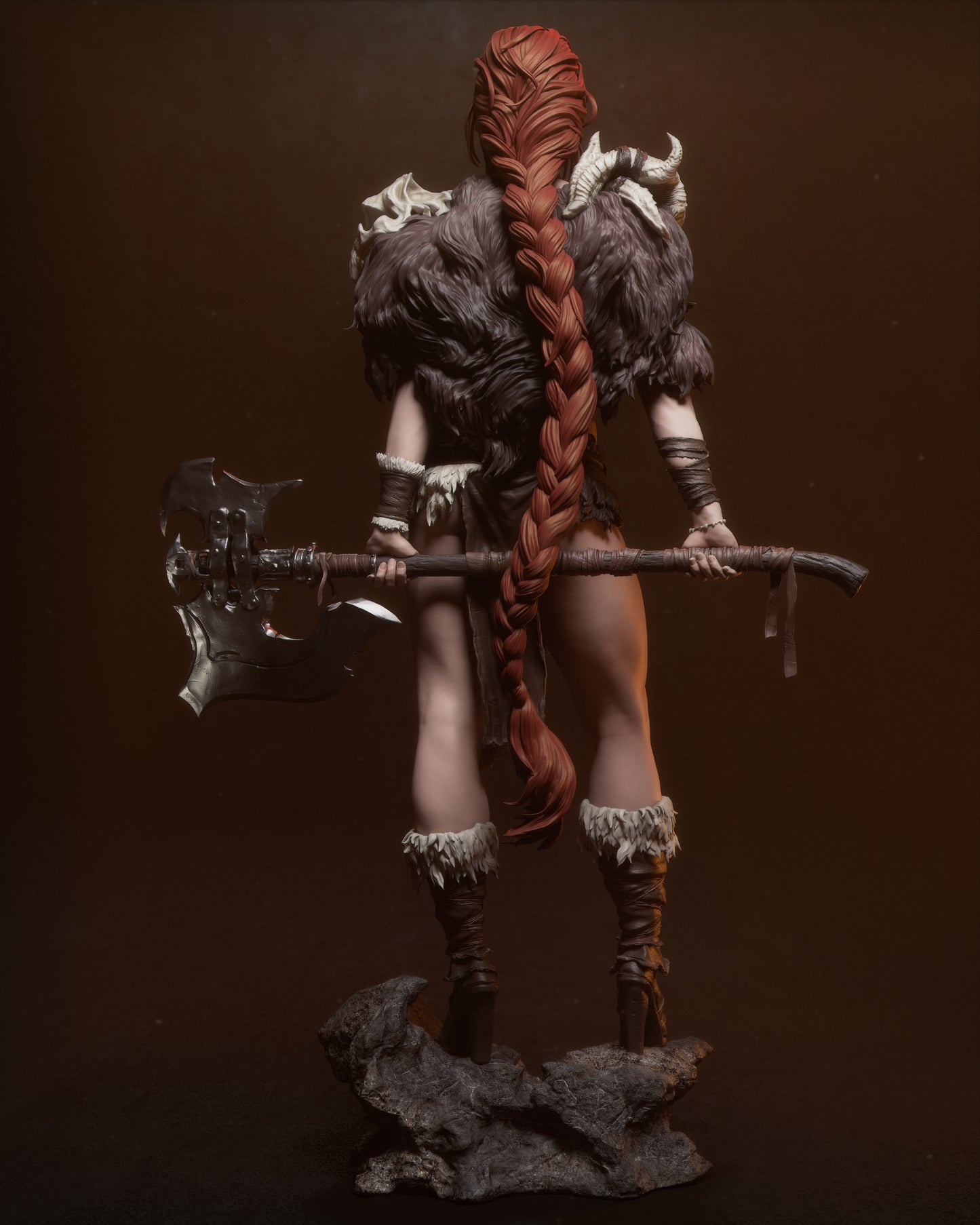 Barbarian Queen Resin Fan Art - MTO (Design by CA3D Studios)