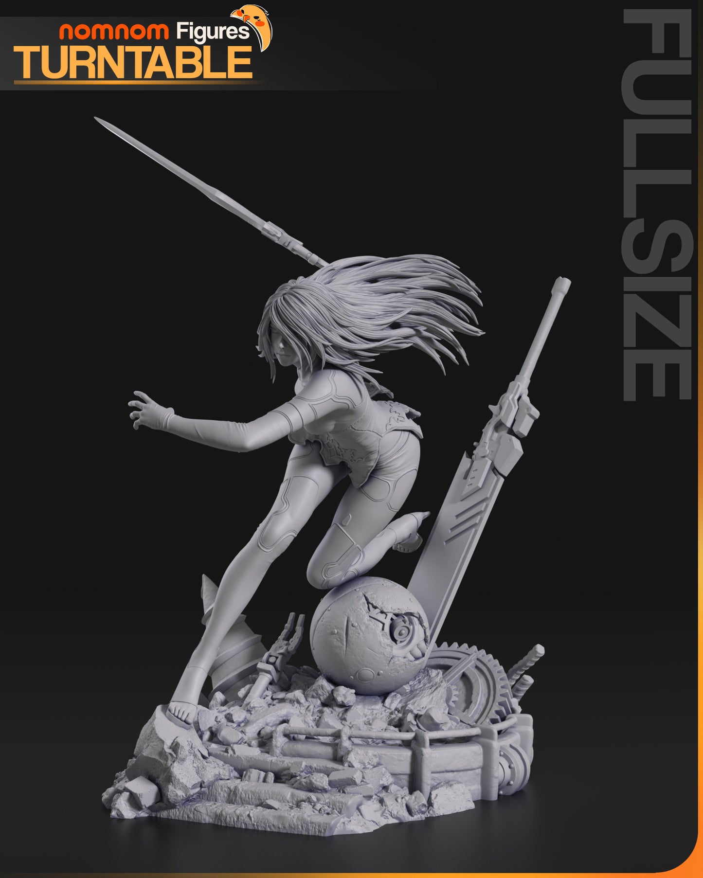 A2 Nier Automata Resin Fan Art - MTO