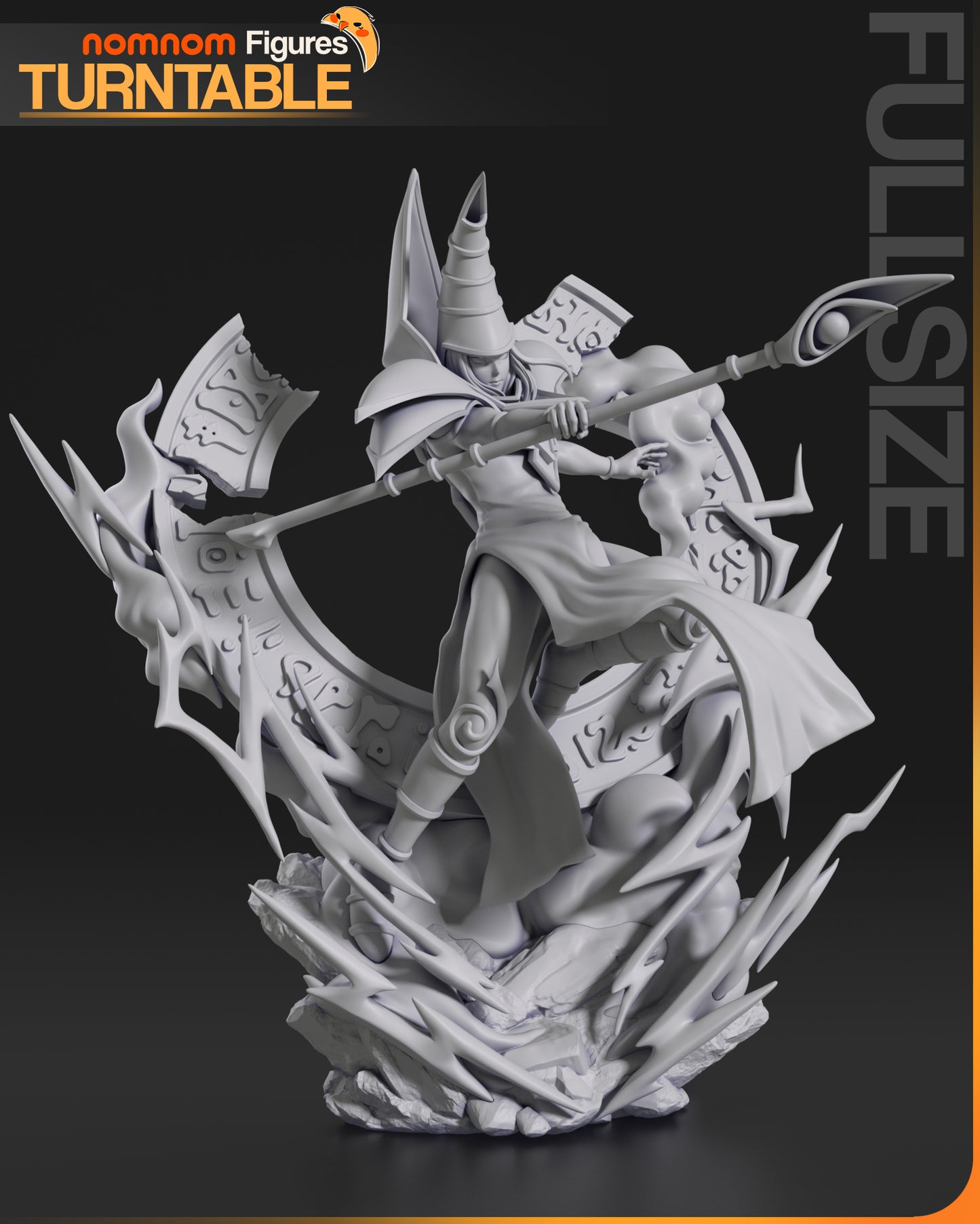 Dark Magician Resin Fan Art - MTO (NN)