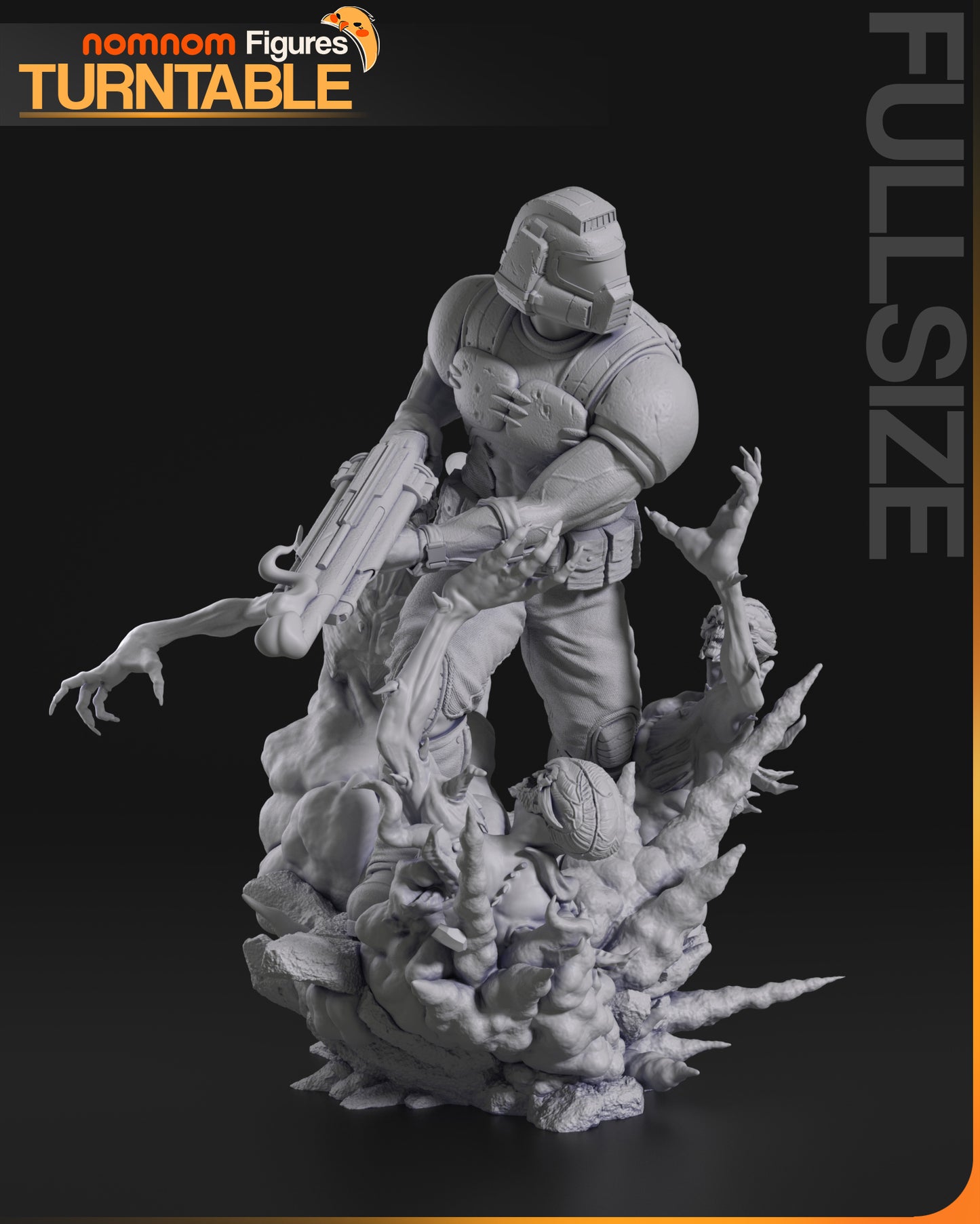 Doom Guy Resin Fan Art - MTO