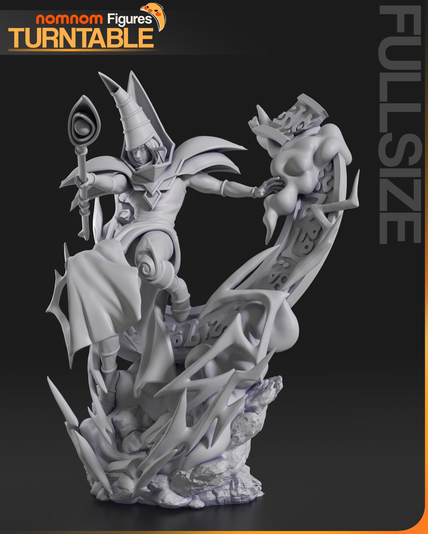 Dark Magician Resin Fan Art - MTO (NN)