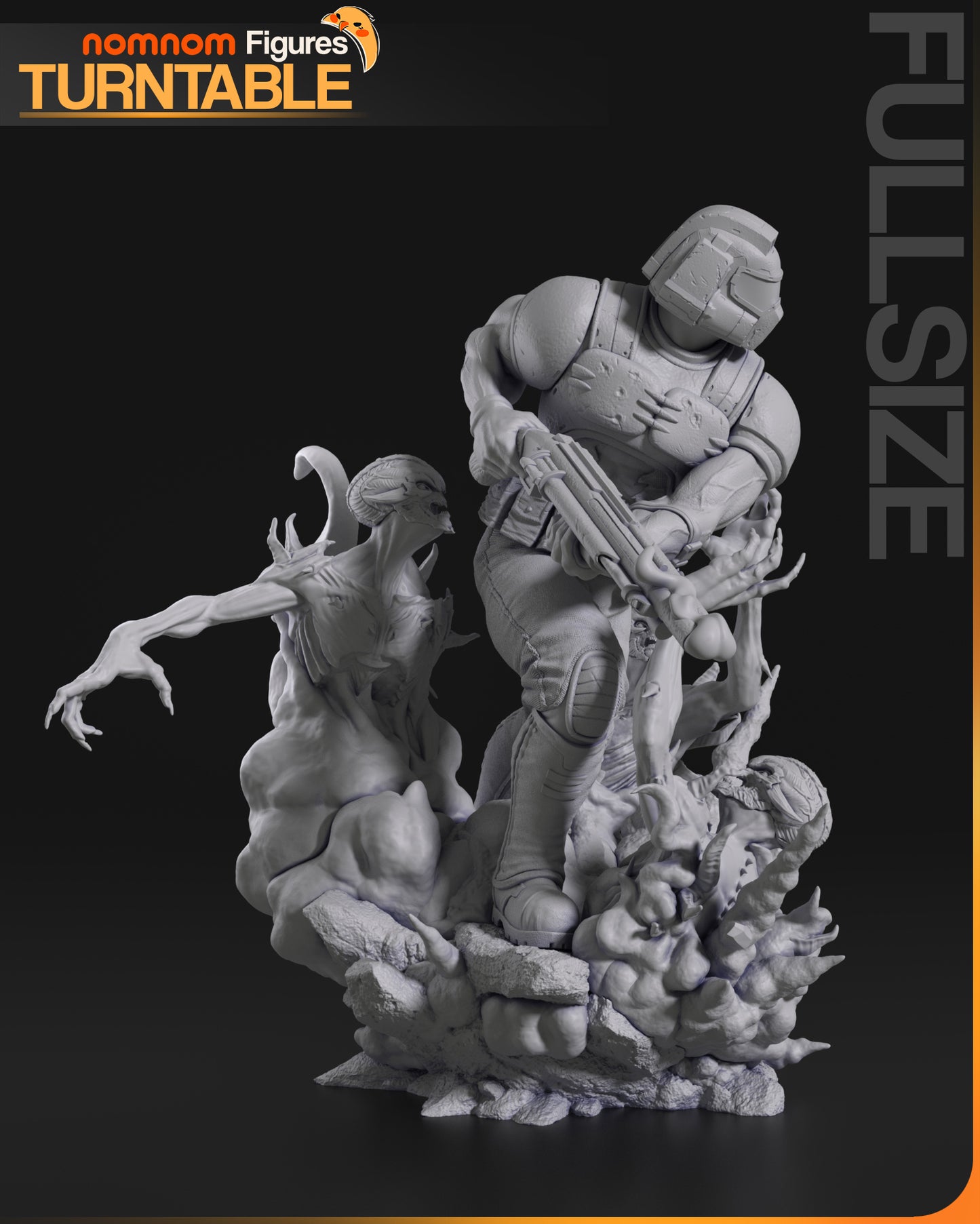 Doom Guy Resin Fan Art - MTO