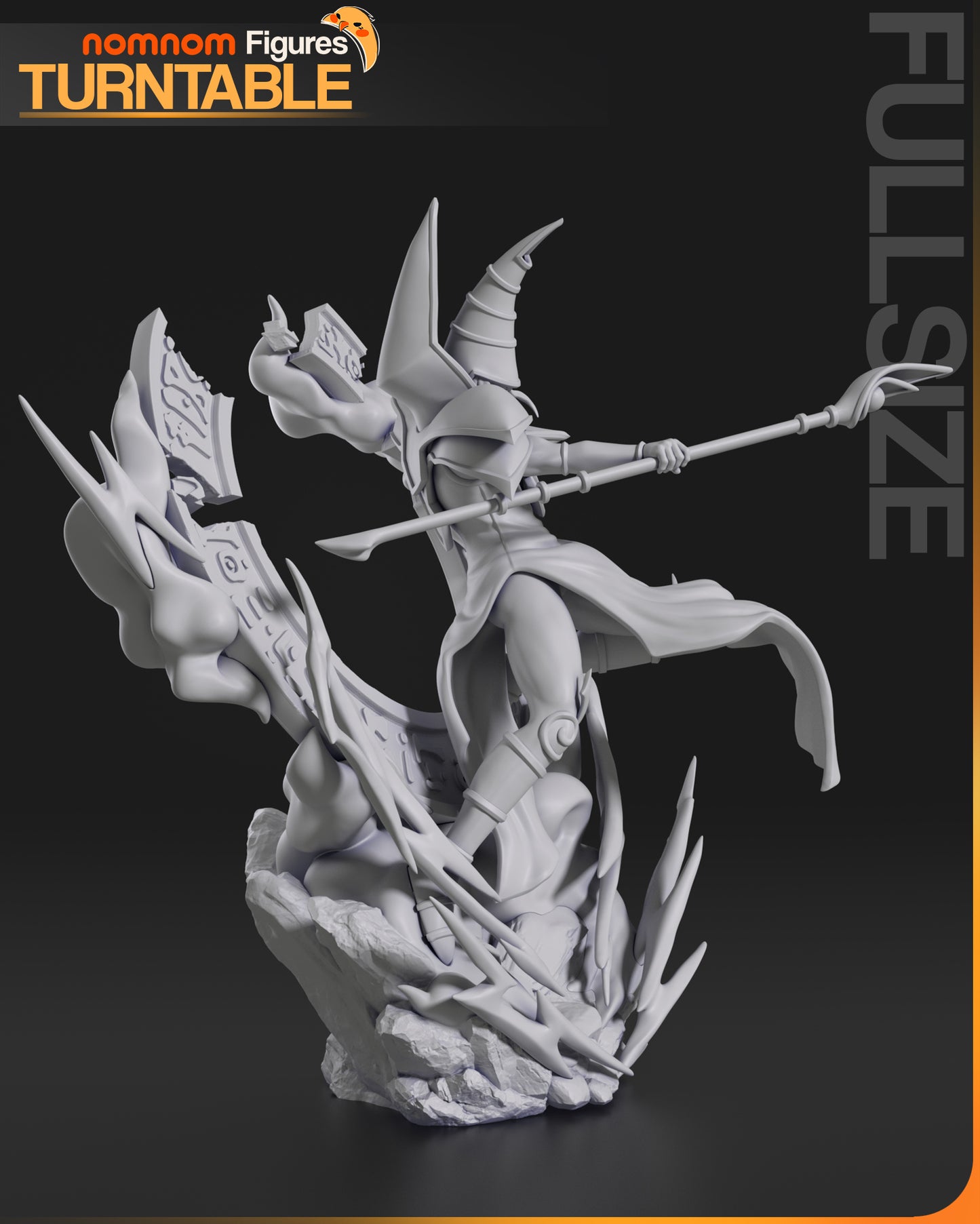 Dark Magician Resin Fan Art - MTO (NN)