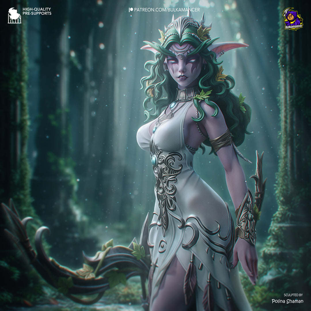 Tyrande Whisperwind World of Warcraft Resin Fan Art - MTO (Design by Bulkamancer)