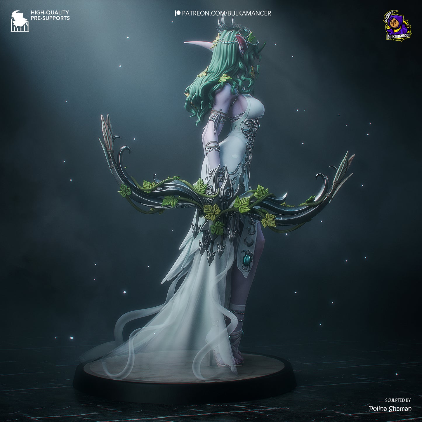 Tyrande Whisperwind World of Warcraft Resin Fan Art - MTO (Design by Bulkamancer)