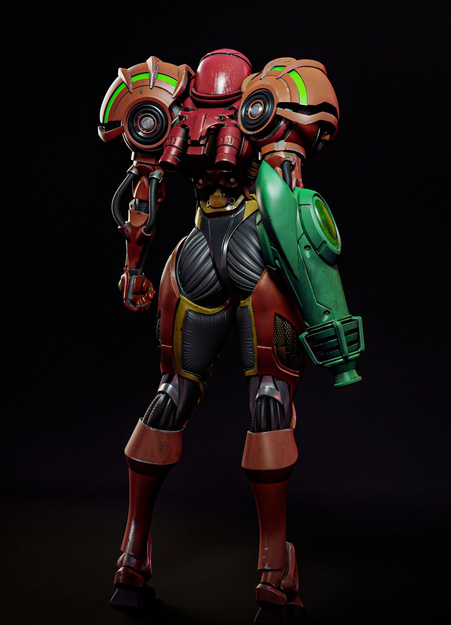 Samus Aran Resin Fan Art (Design by Abe3D)