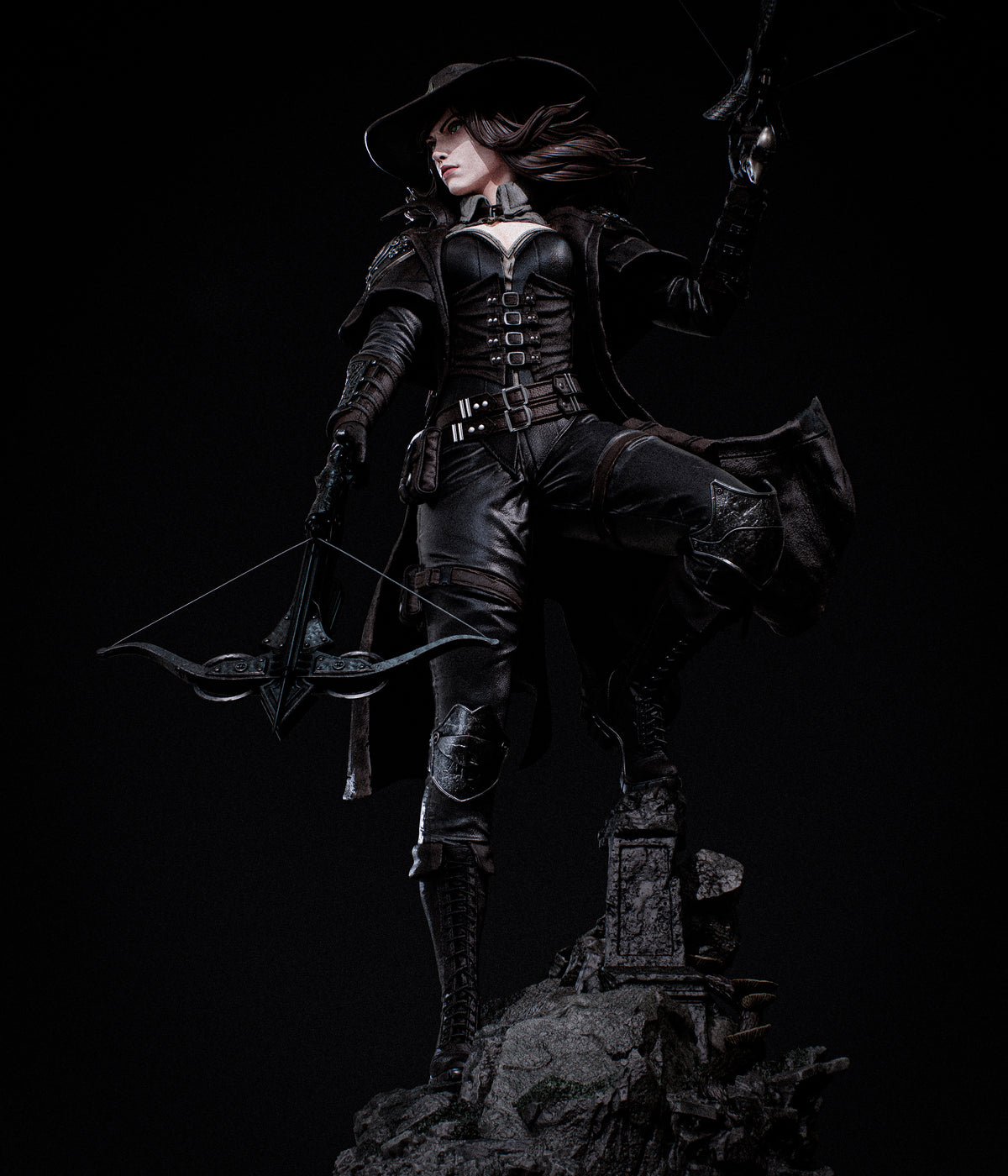 Witch Hunter Collectible Resin Art (Design by CA3D)