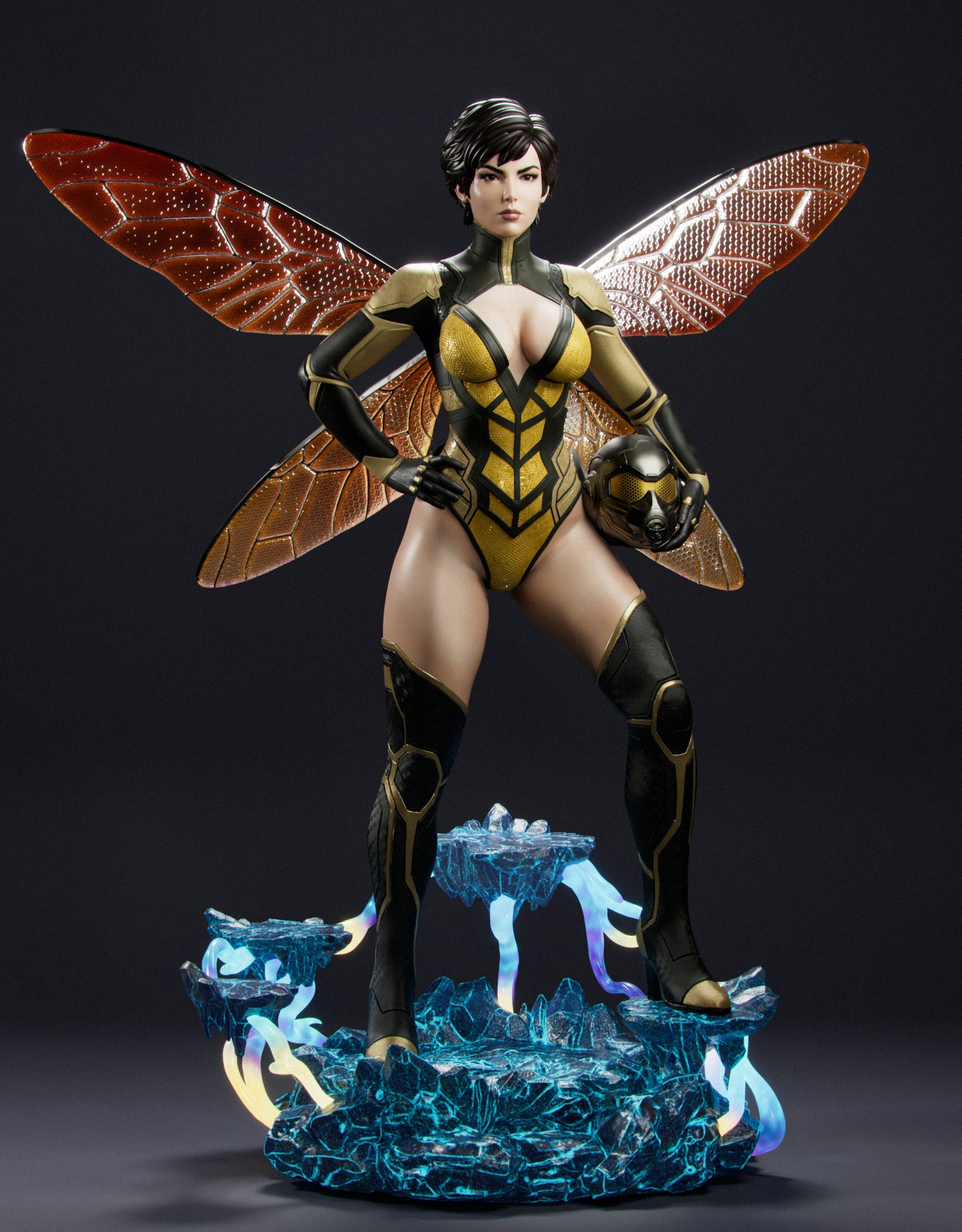 Wasp Resin Art (Design by Abe3D)
