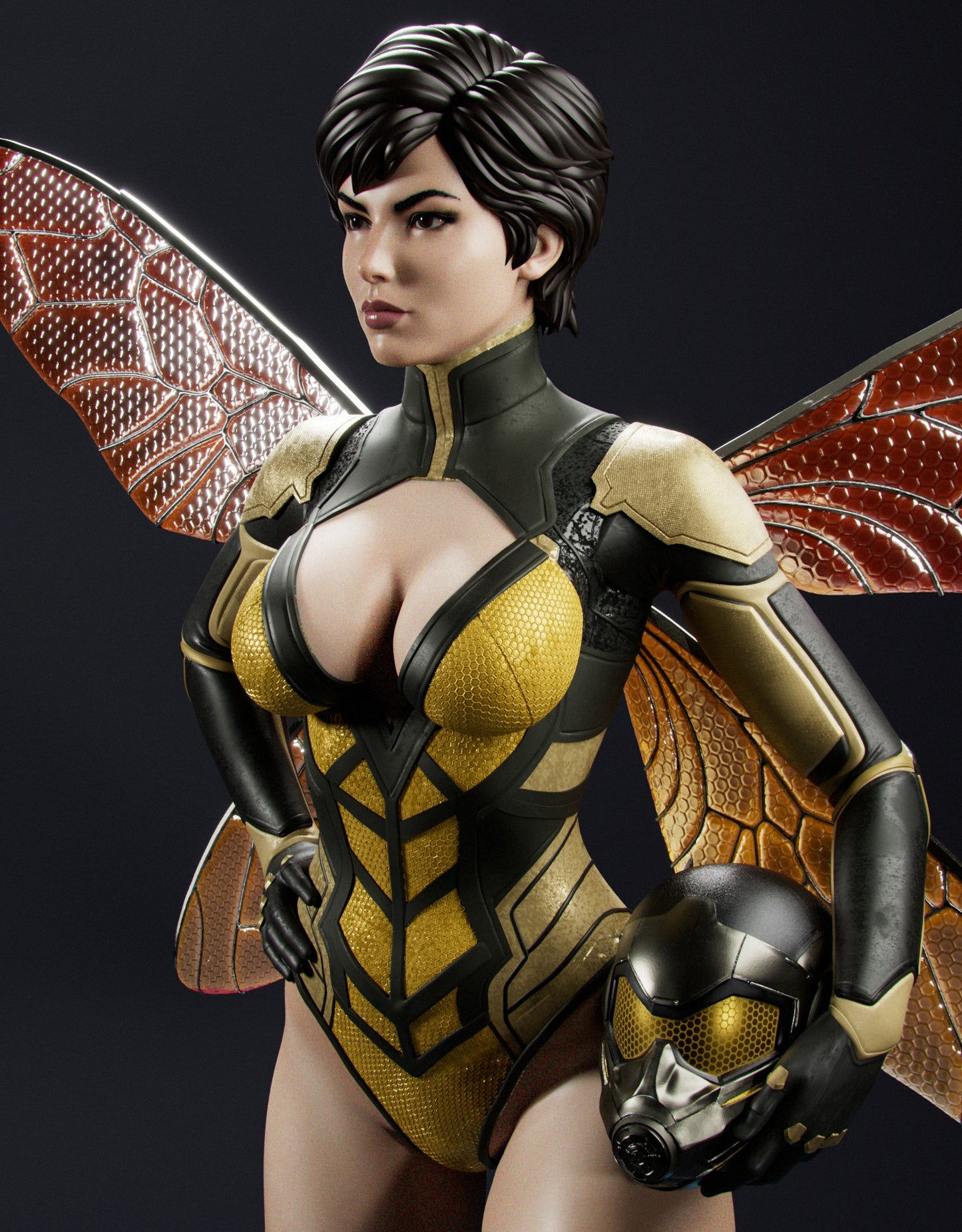 Wasp Resin Art (Design by Abe3D)