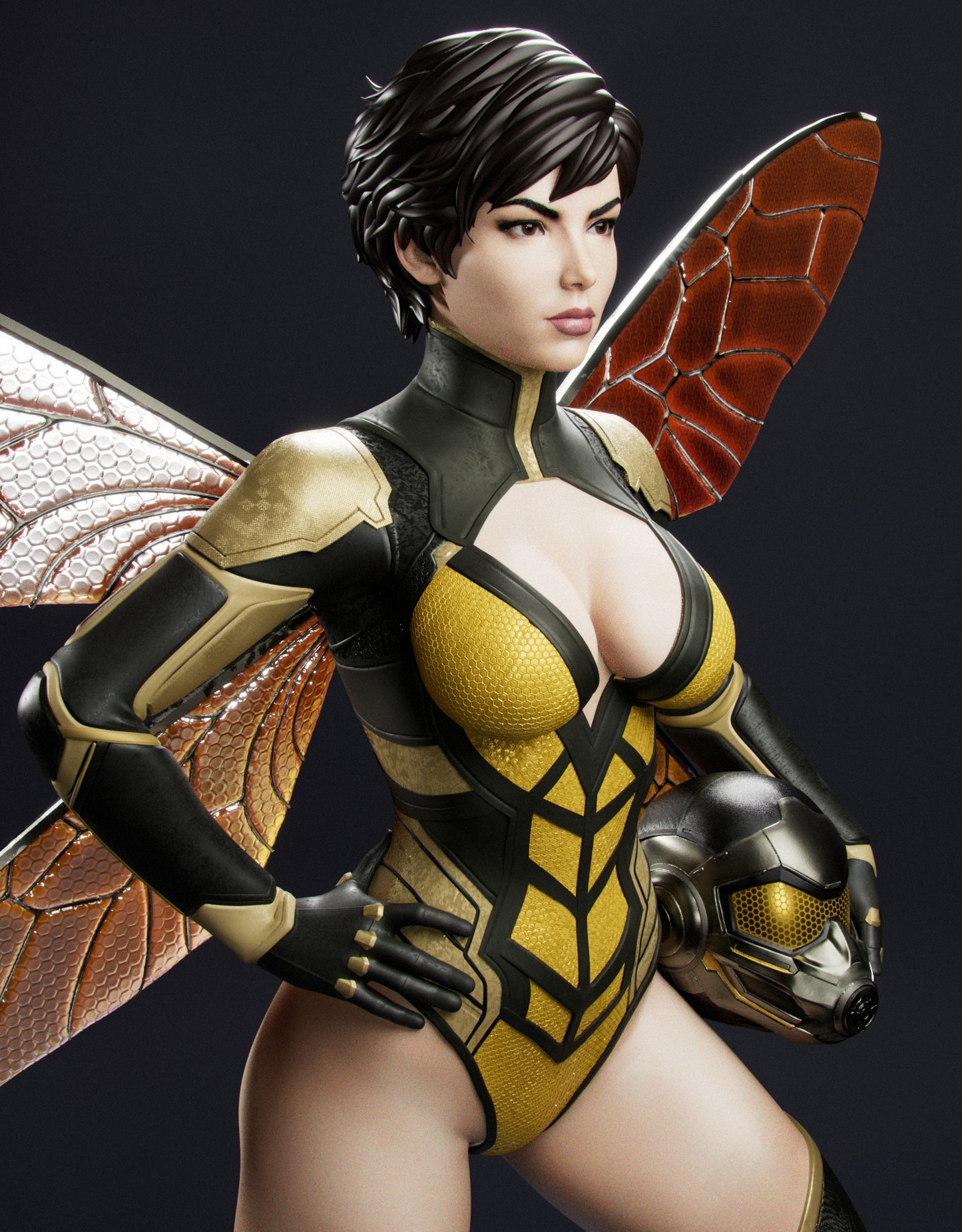 Wasp Resin Art (Design by Abe3D)