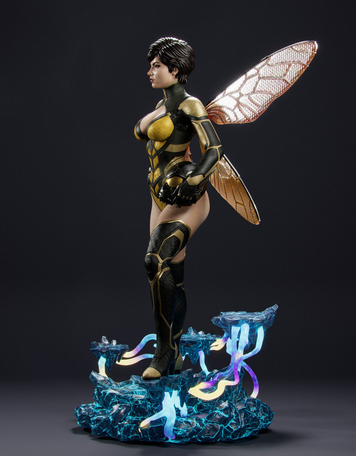 Wasp Resin Art (Design by Abe3D)