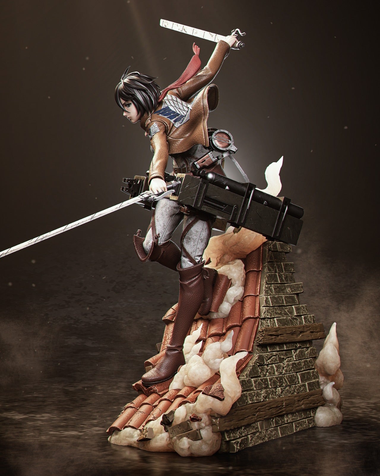 Mikasa Resin Fan Art - MTO (CA3D)