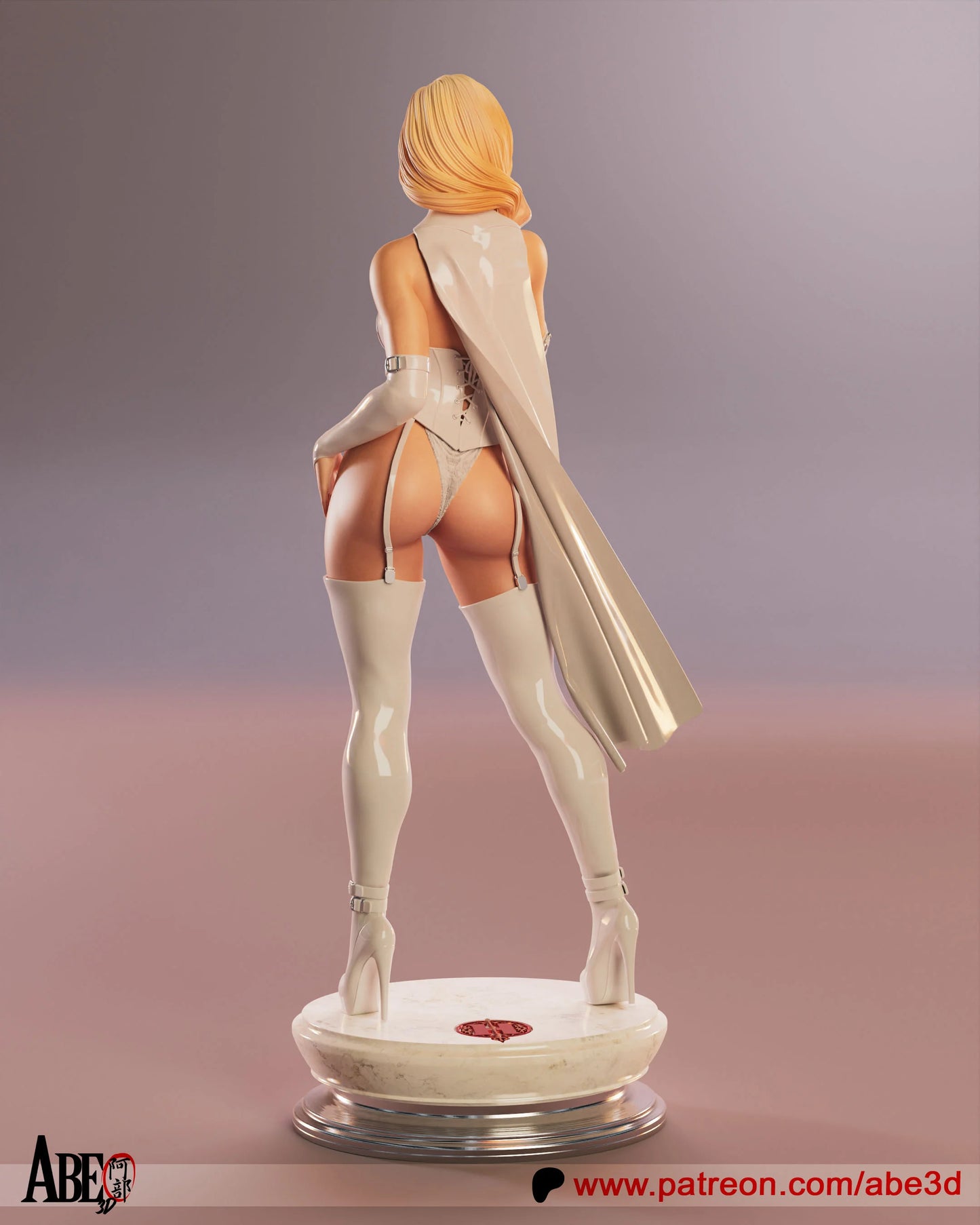 Emma Frost White Queen Resin Fan Art - MTO (Design by Abe3D)