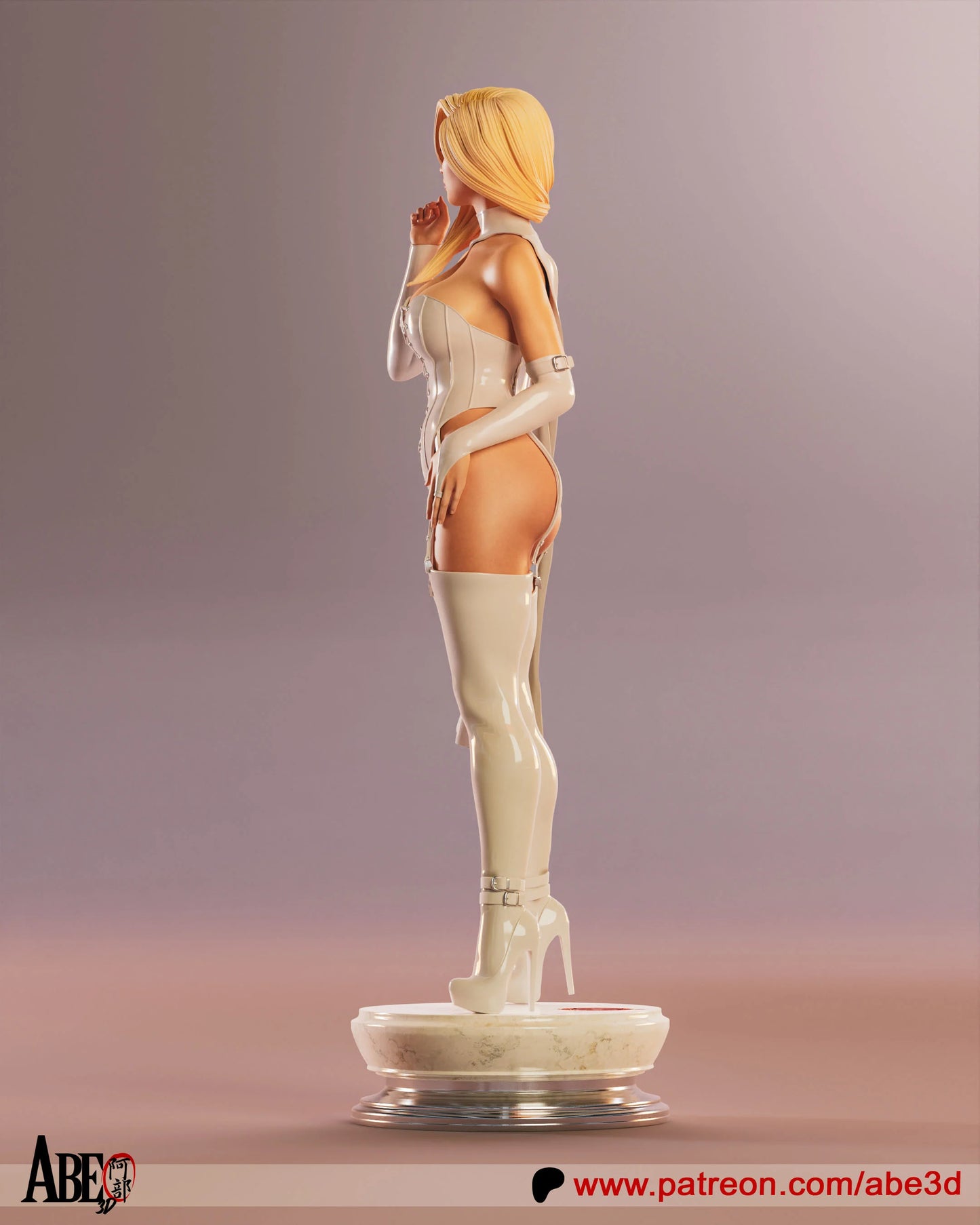 Emma Frost White Queen Resin Fan Art - MTO (Design by Abe3D)